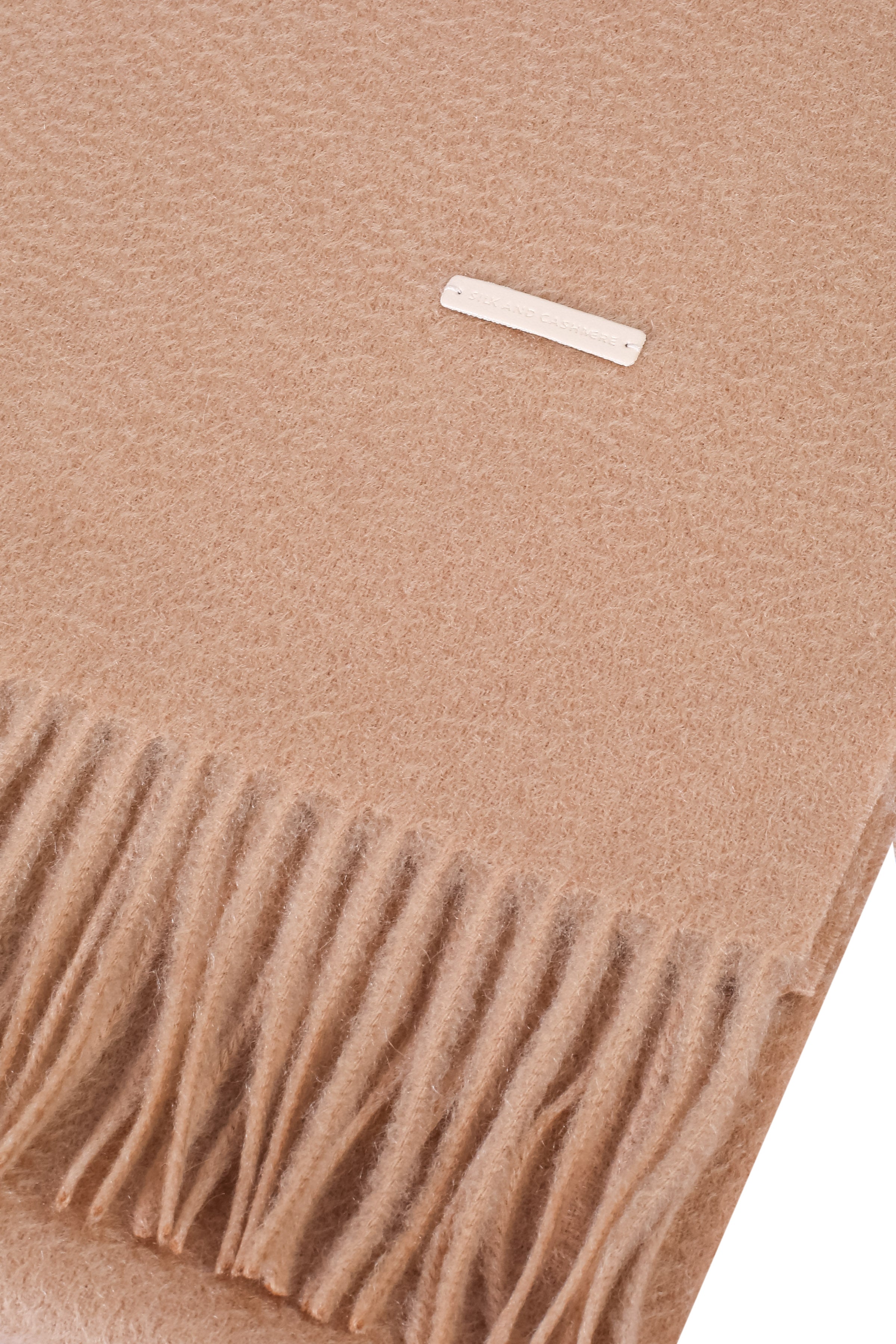 Camel Saf Kaşmir Patrick Atkı 170x35 cm