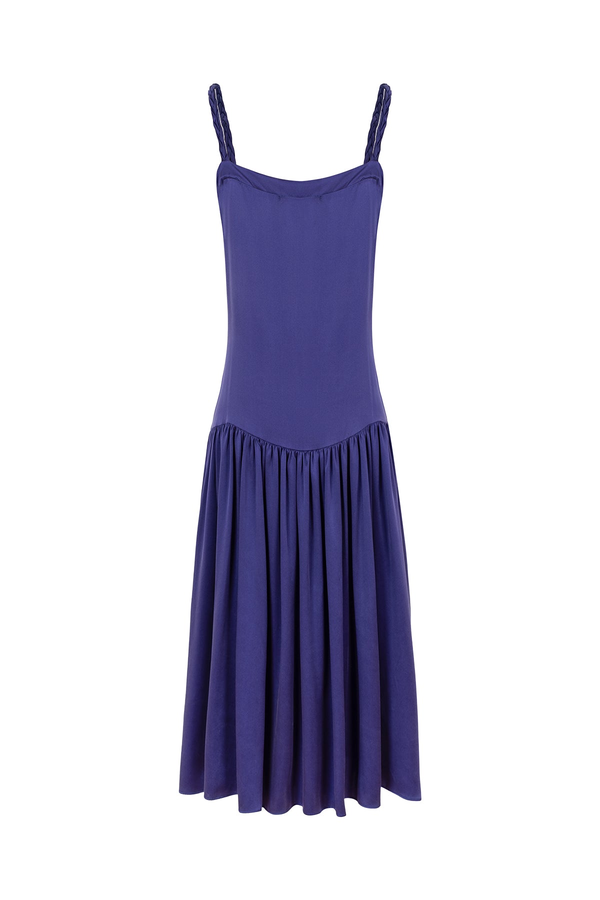 Mor Nature İpek Elbise-Limited Edition