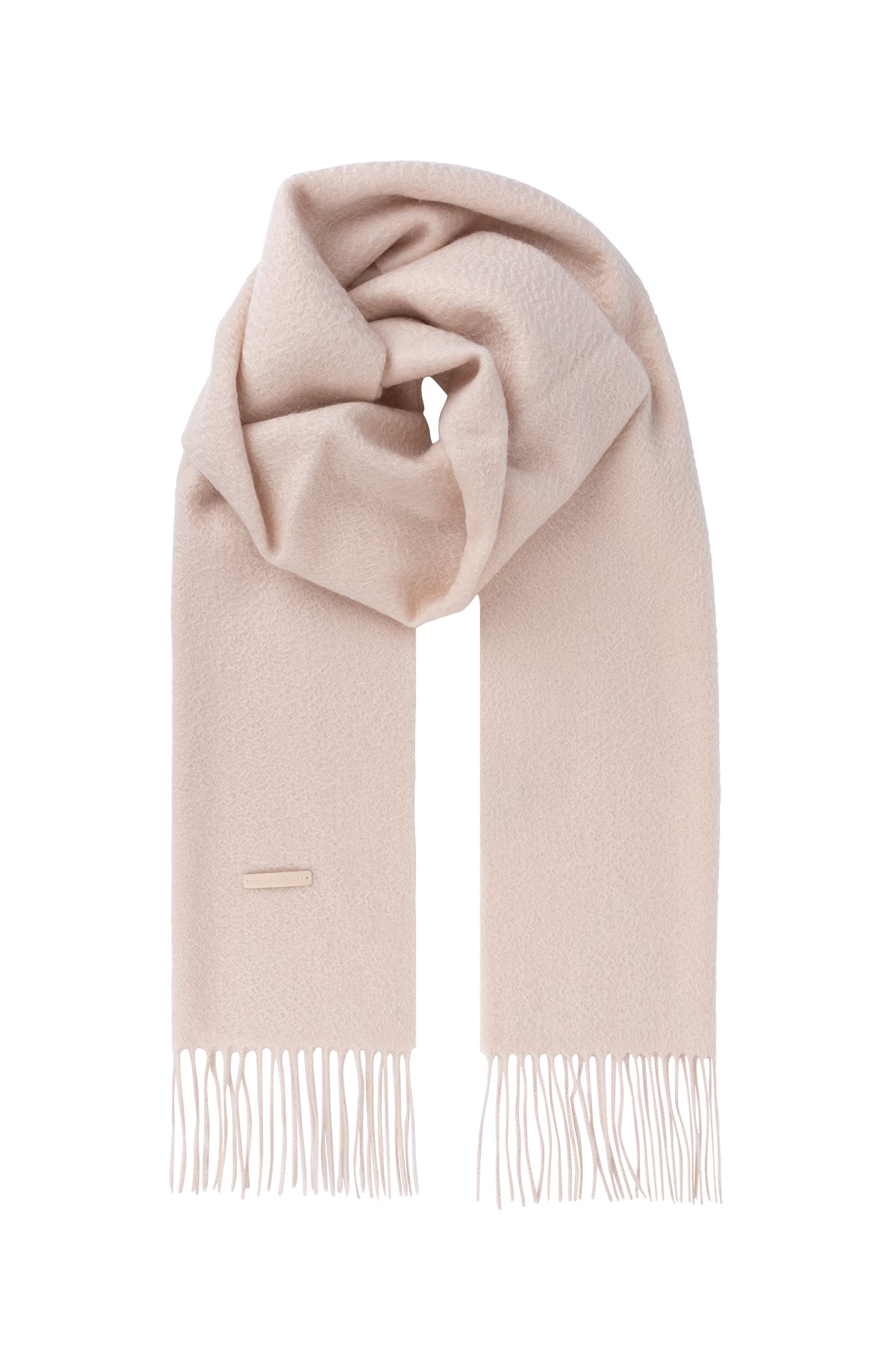 Açık Bej Saf Kaşmir Patrick Atkı 170x35 cm