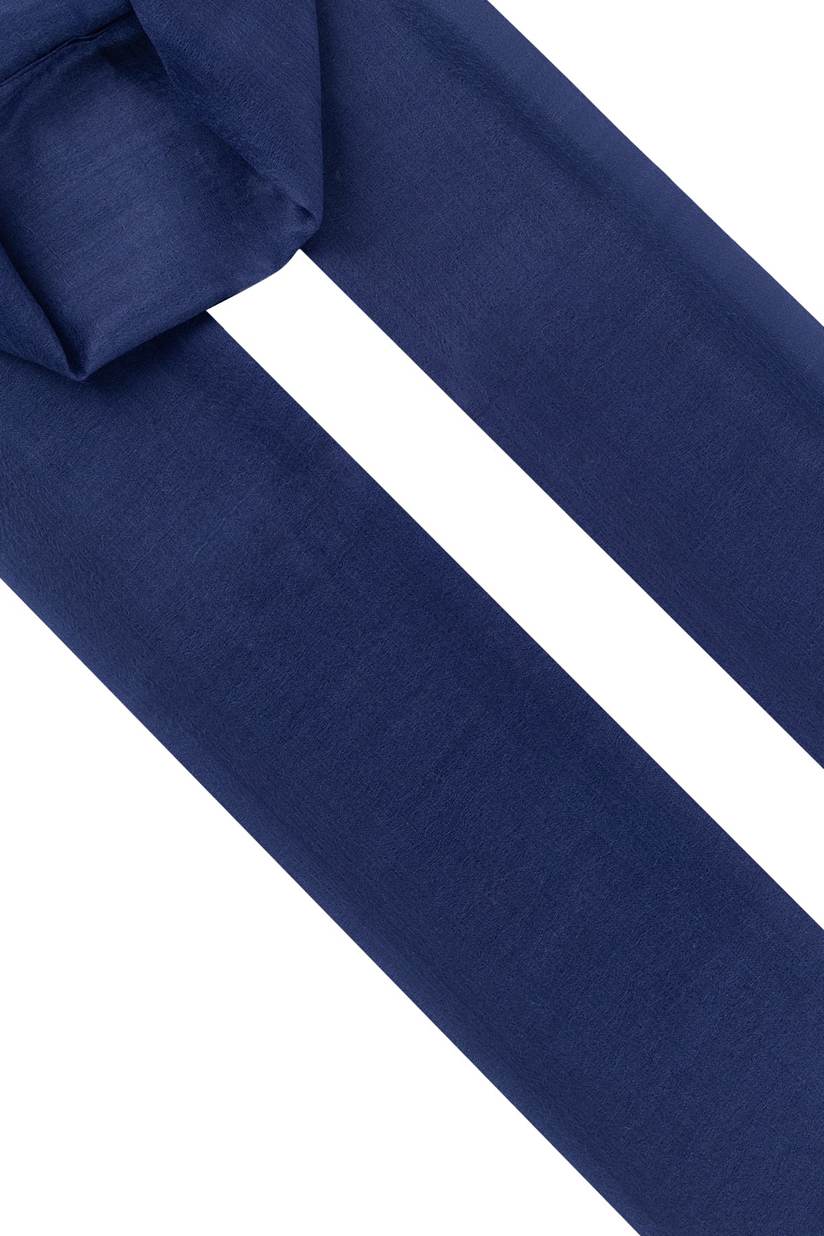 Lacivert Larissa Saf Kaşmir Şal 100x230 cm