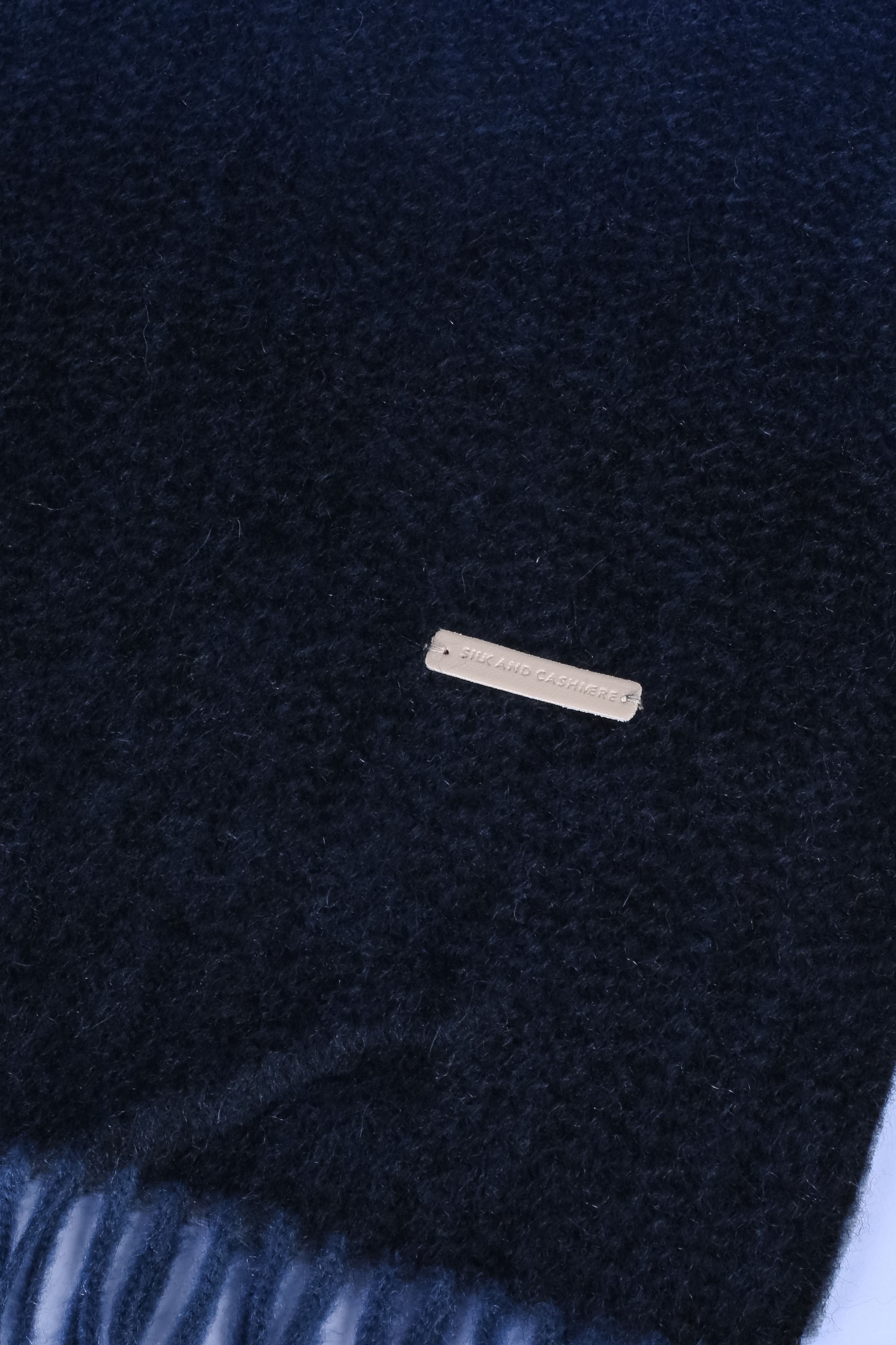 Gri Patrick Saf Kaşmir Atkı 180 x 30 cm