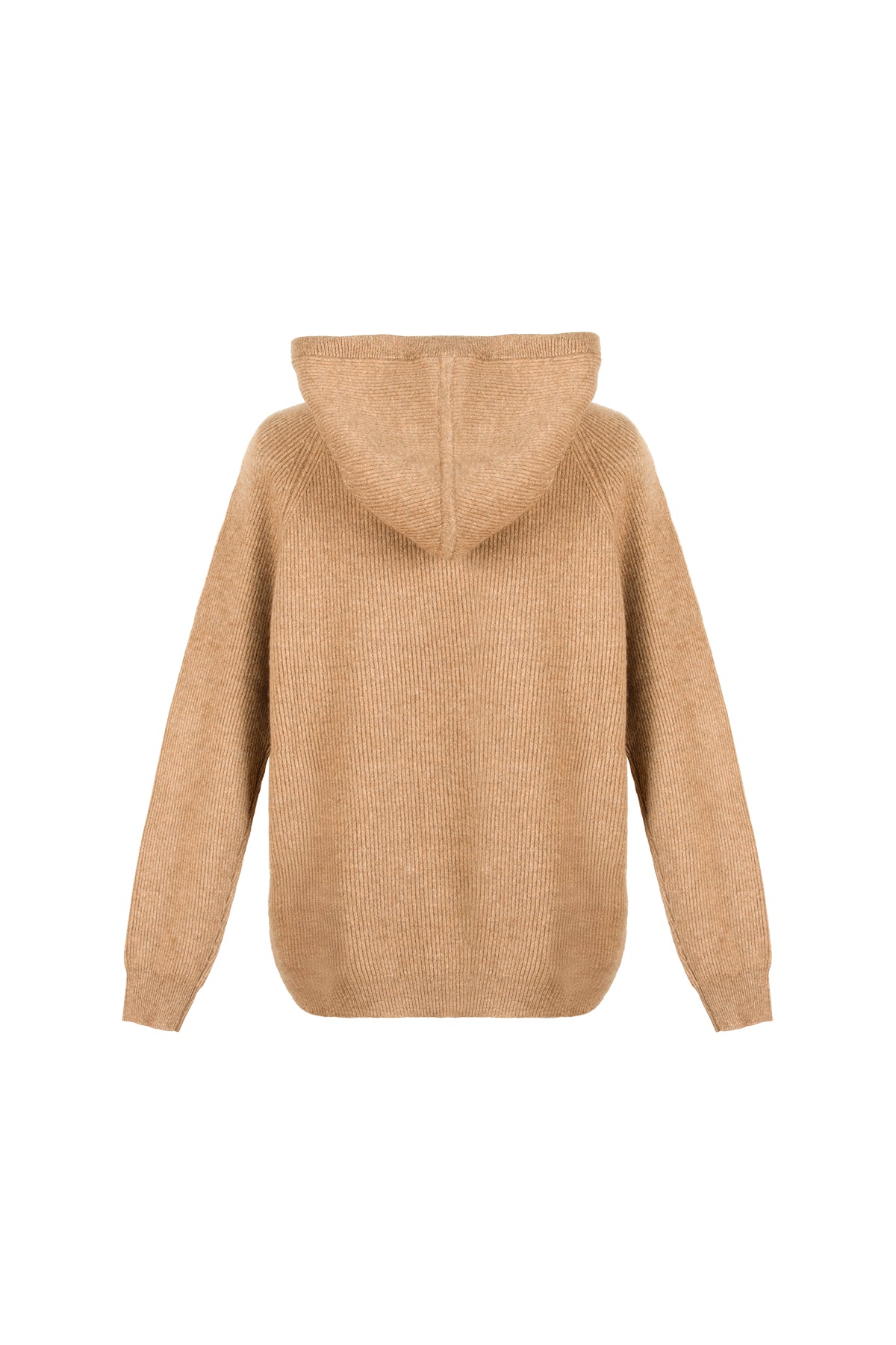 Camel Alexia Saf Kaşmir Ribana Kapüşonlu