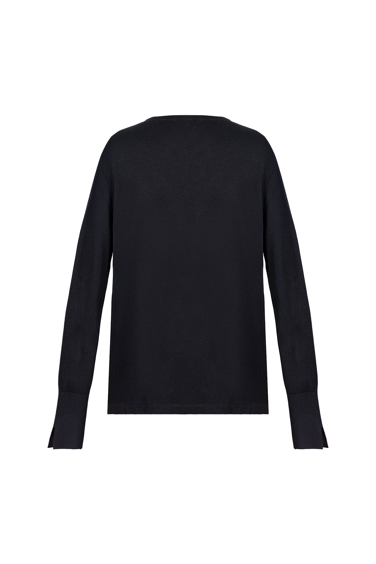 Siyah Nature İpekli Taş Süslemeli Hırka