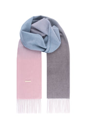 Gül Kurusu Patrick Saf Kaşmir Degrade Atkı 170x35 cm