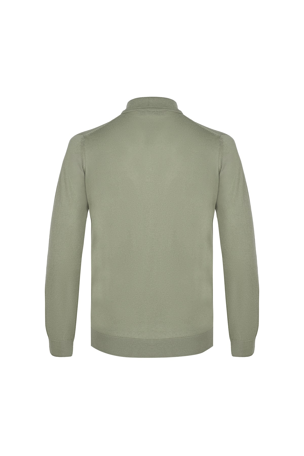 Adaçayı Yeşili Paul İpek Kaşmir Polo