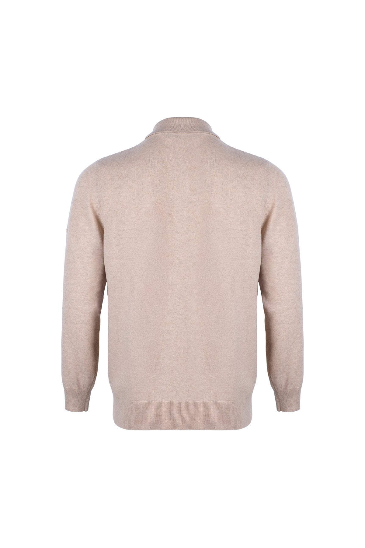 Kum Beji Saf Kaşmir Polo Kazak