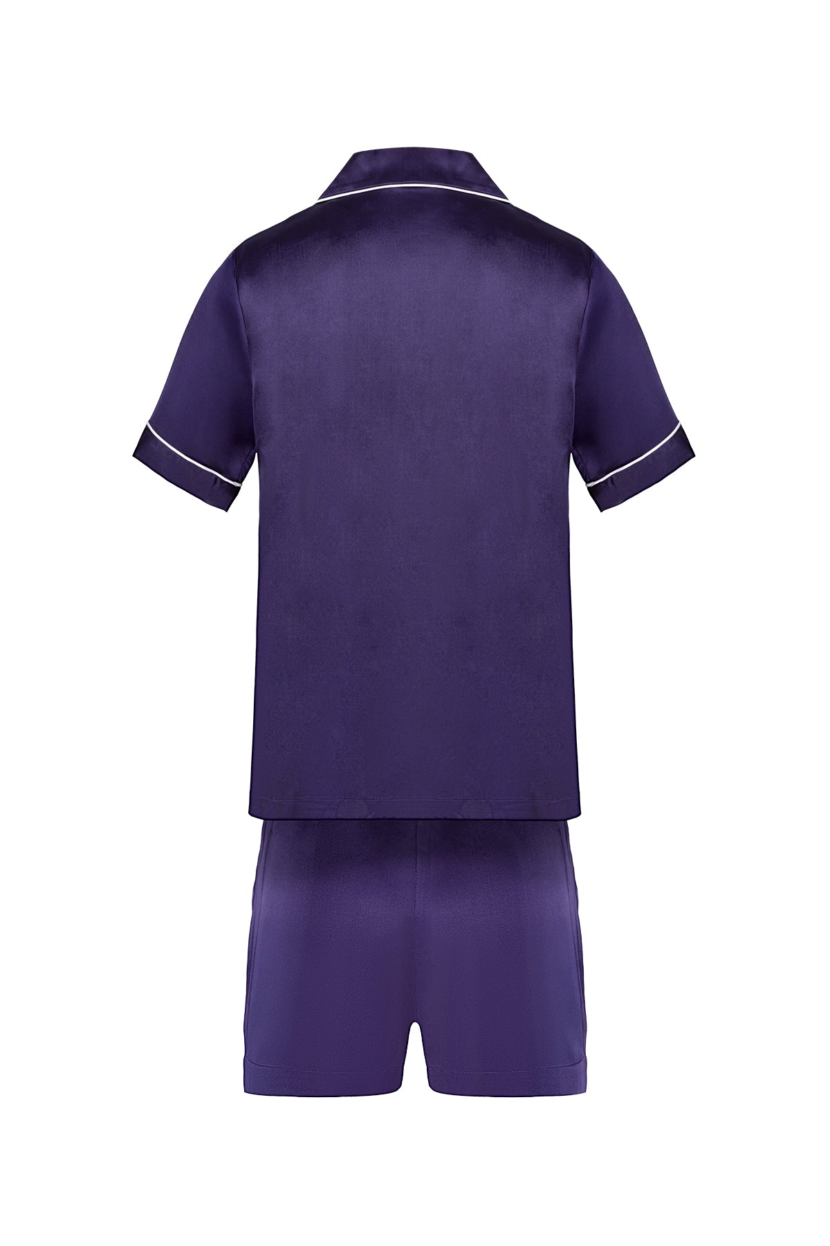 Lacivert Cindy İpek Pijama Seti