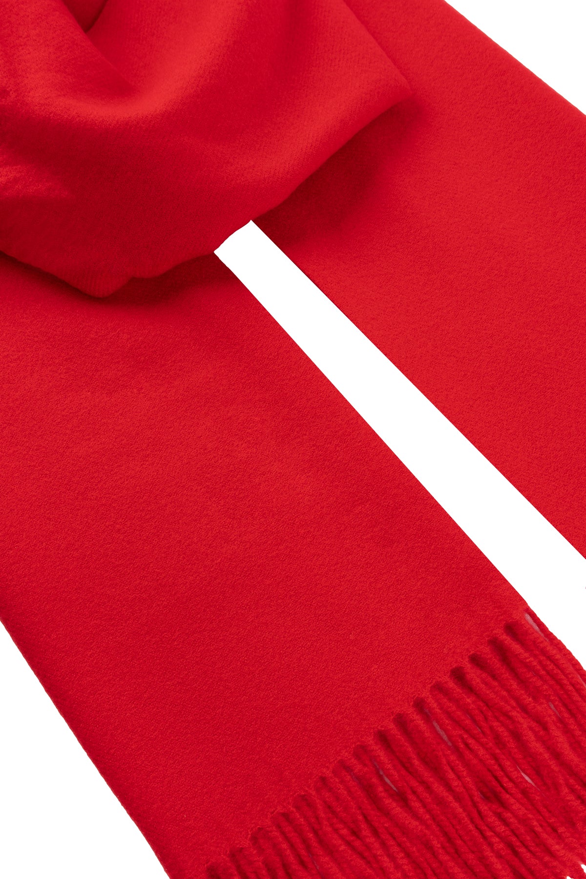 Kırmızı Clementine Şal 70x200 cm