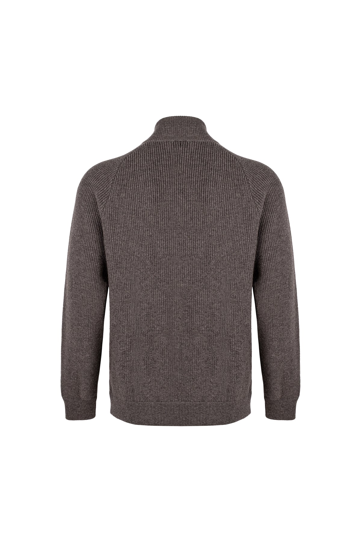 Kahverengi Kaşmirli Süet Erkek Hırka