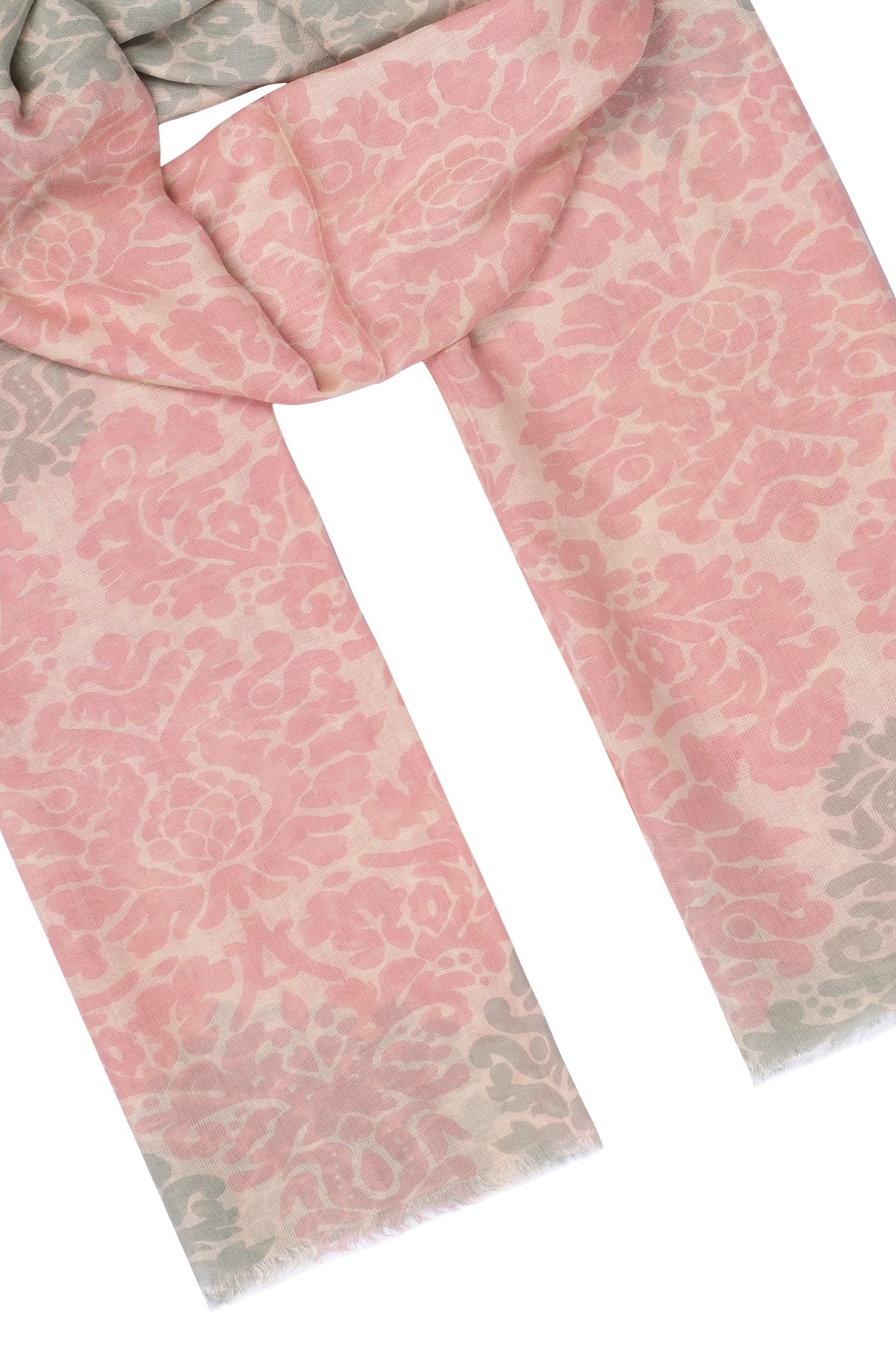 Pembe Dora Desenli Şal 200x70  cm