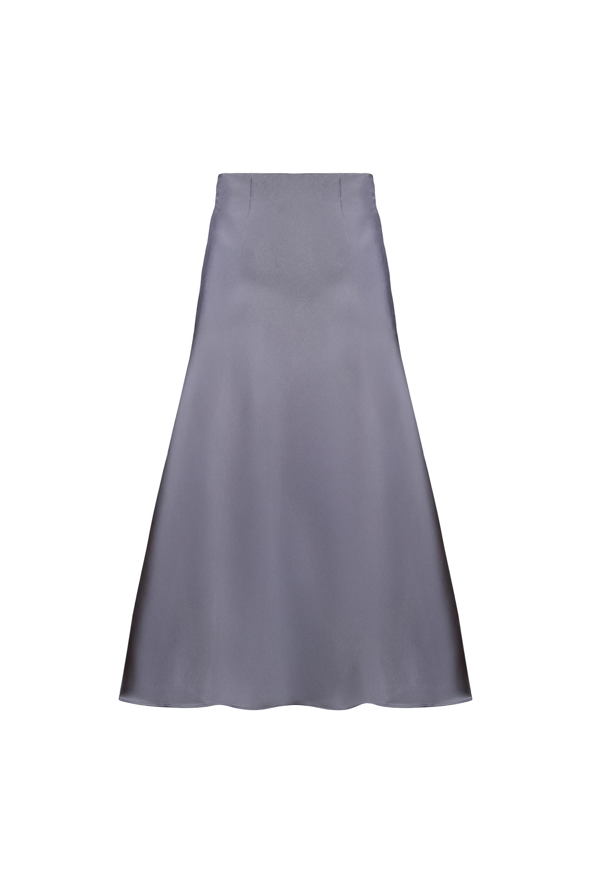 Gri Toscana İpek Elbise