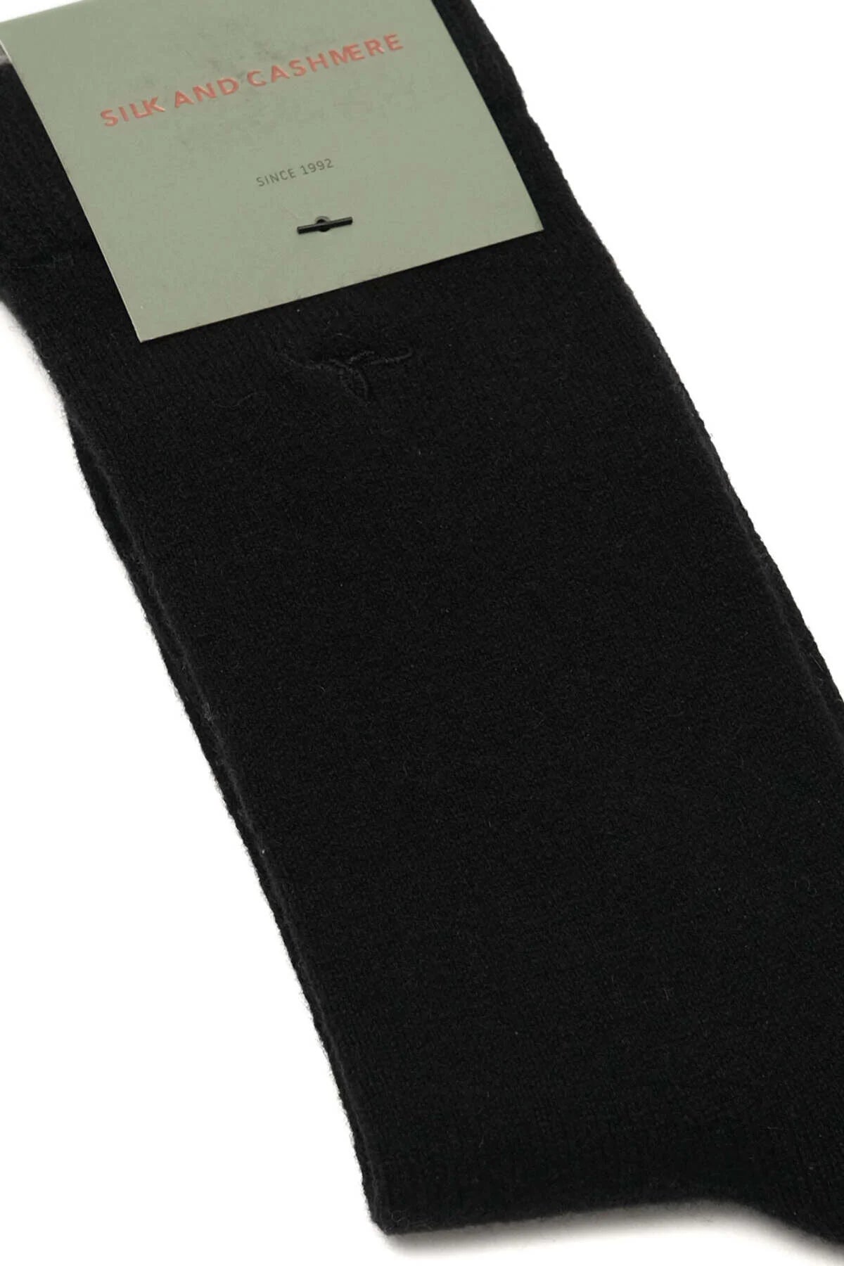 Siyah Saf Kaşmir Erkek Çorap