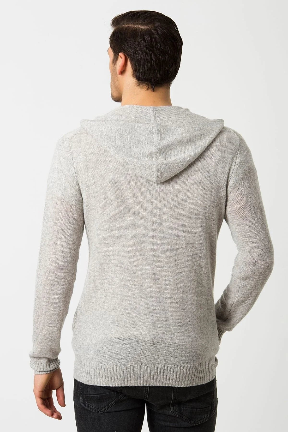 Erkek Açık Gri Hırka E162F315003187