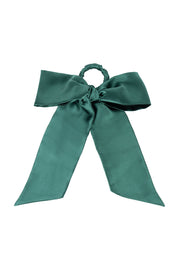 Yeşil Anabel Saf İpek Kurdeleli Toka