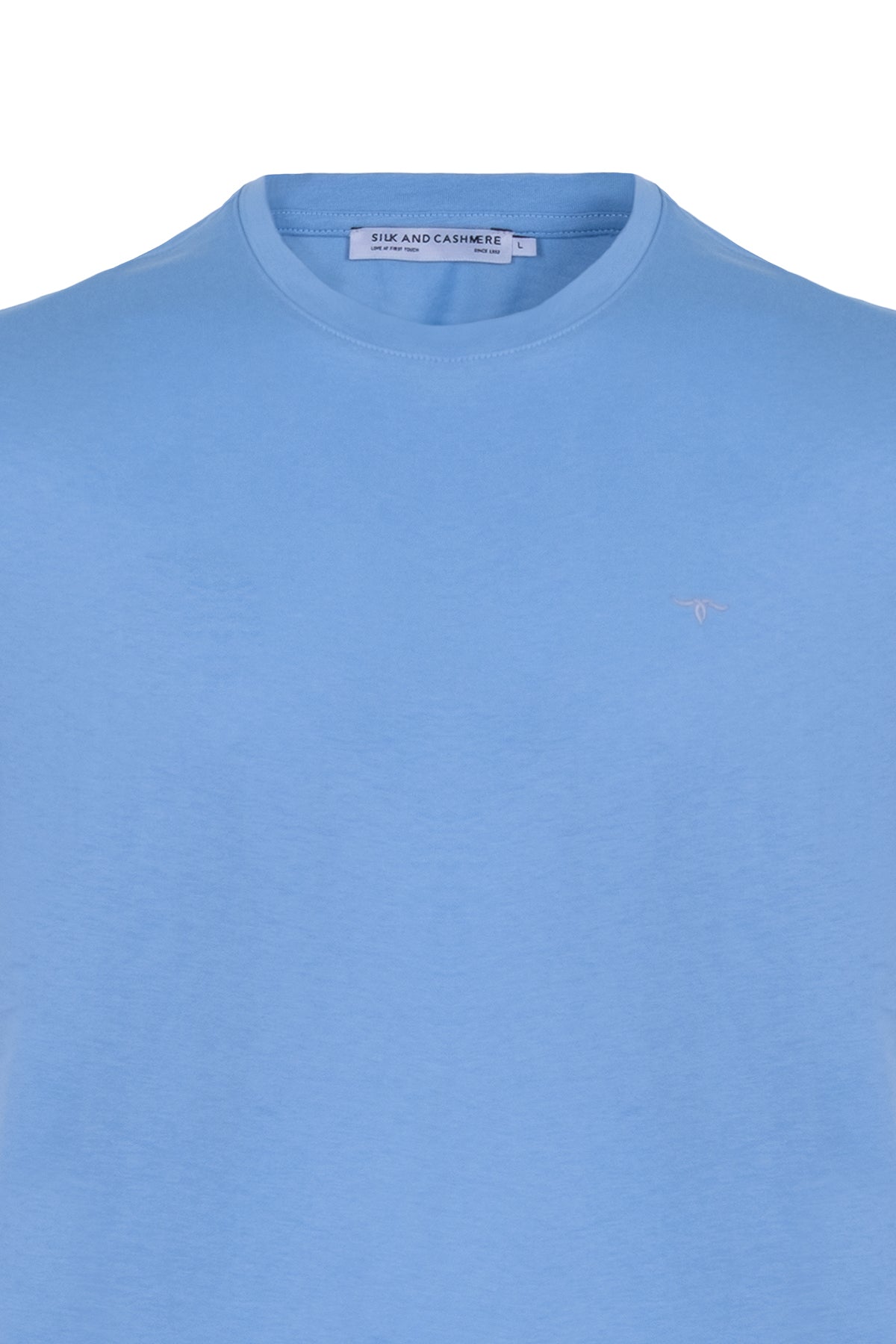 Açık Mavi Lucas Yuvarlak Yaka T-Shirt