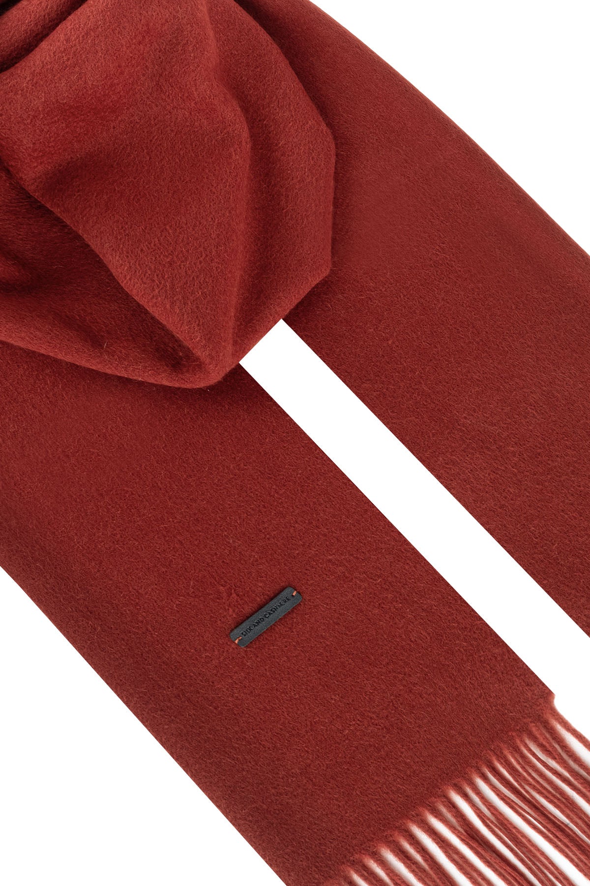 Kiremit Patrick Saf Kaşmir Atkı 35x170 cm