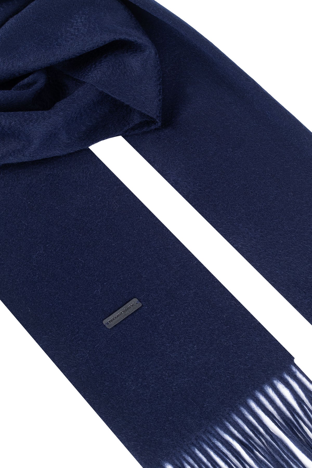 Lacivert Patrick Saf Kaşmir Atkı 35x170 cm