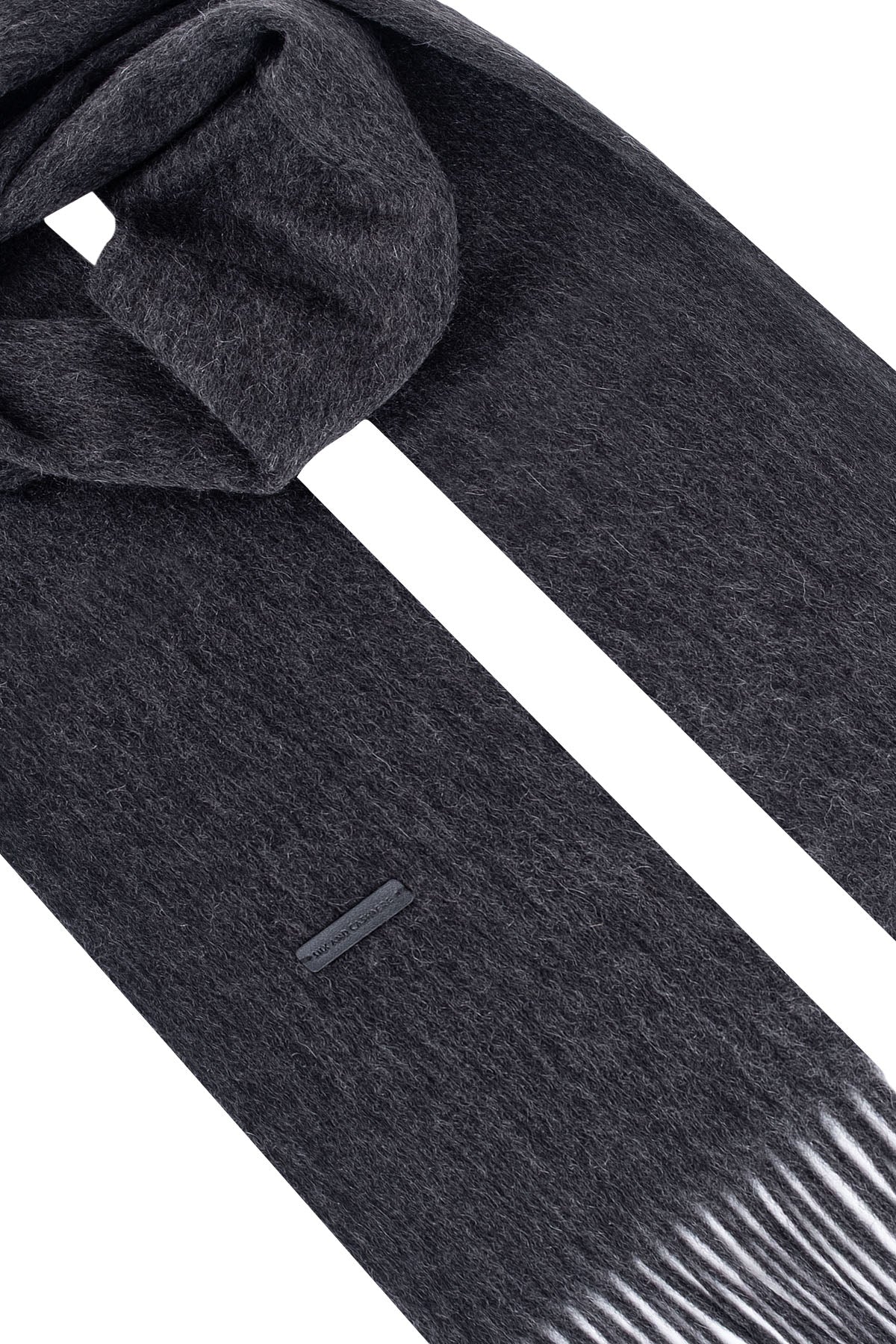 Antrasit Patrick Saf Kaşmir Atkı 35x170 cm