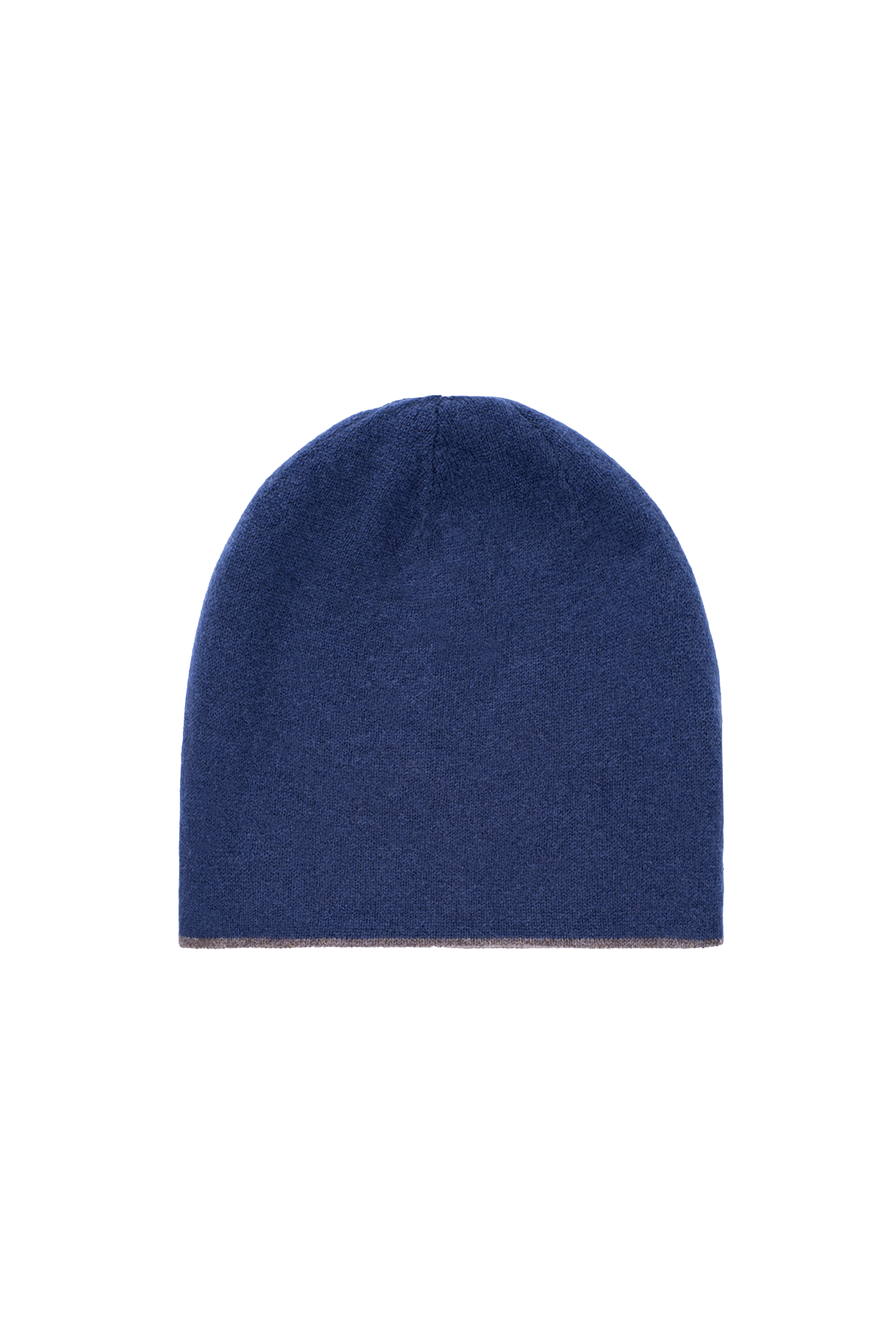 Vizon Lacivert Stockholm Saf Kaşmir Çift Taraflı Bere