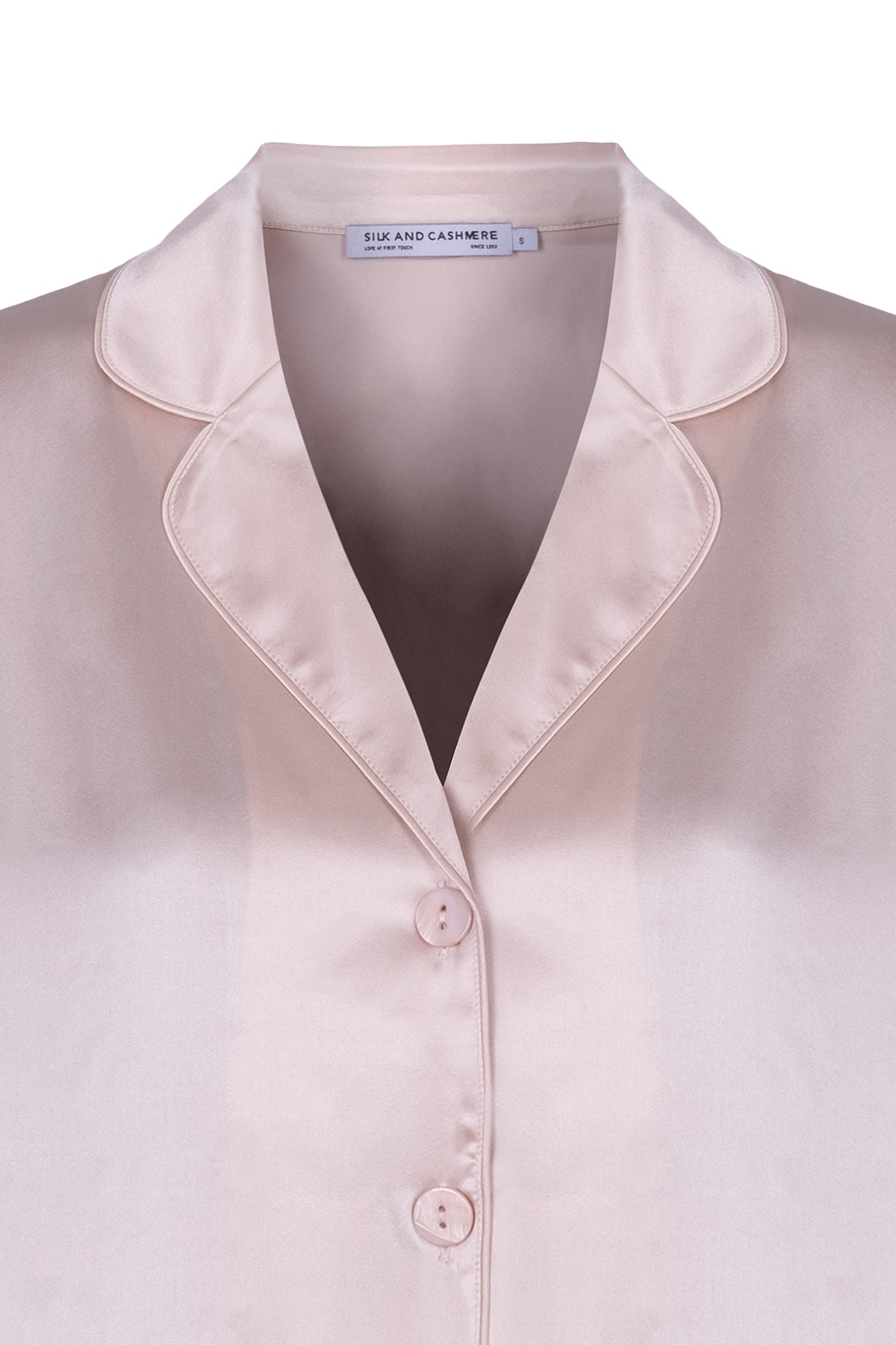 Gül Kurusu Lindy İpek Pijama Seti