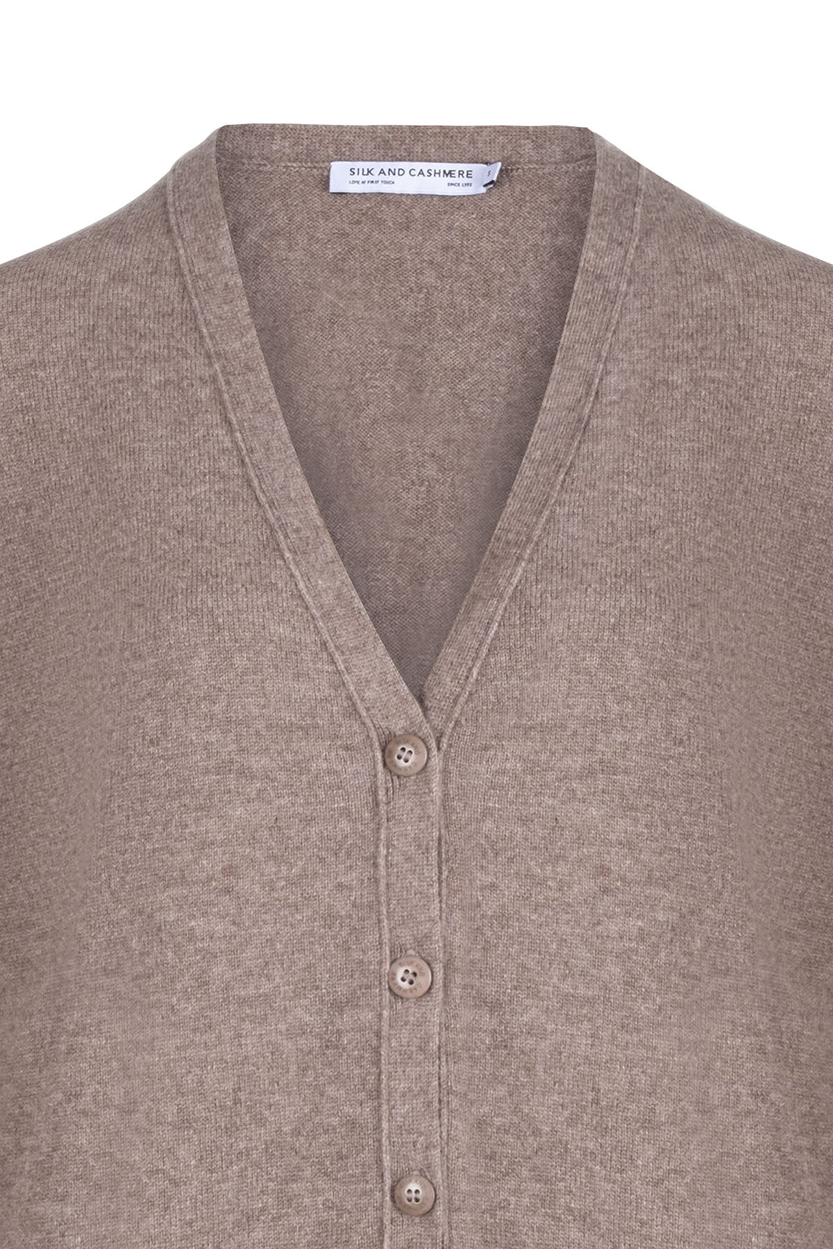 Vizon Lilly Saf Kaşmir V Yaka Hırka