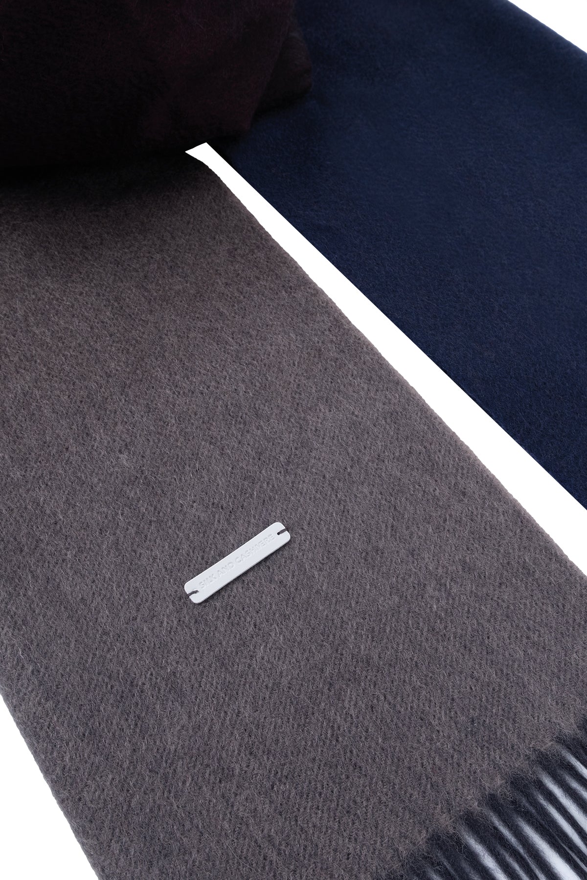 Antrasit Patrick Saf Kaşmir Degrade Atkı 170x35 cm