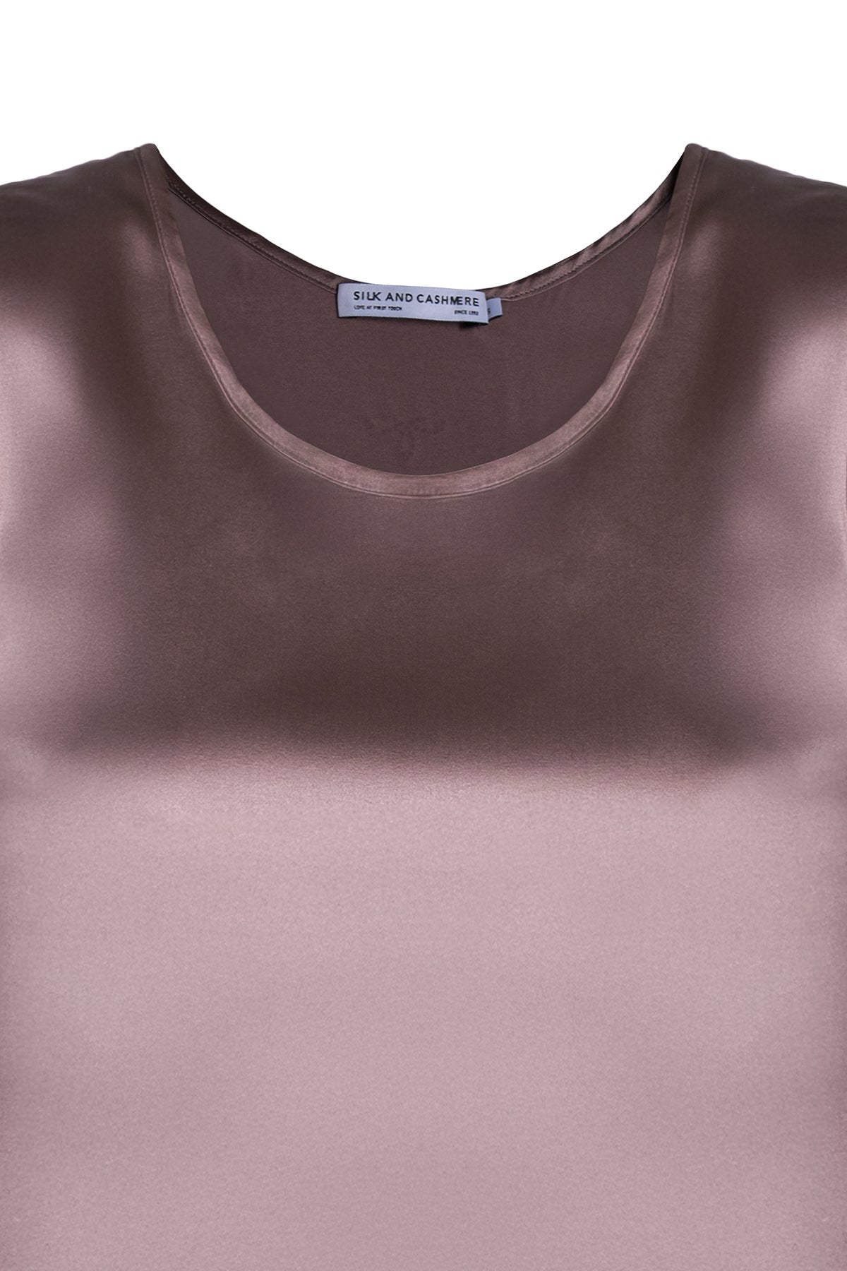 Vizon Toscana İpek Yuvarlak Yaka Bluz