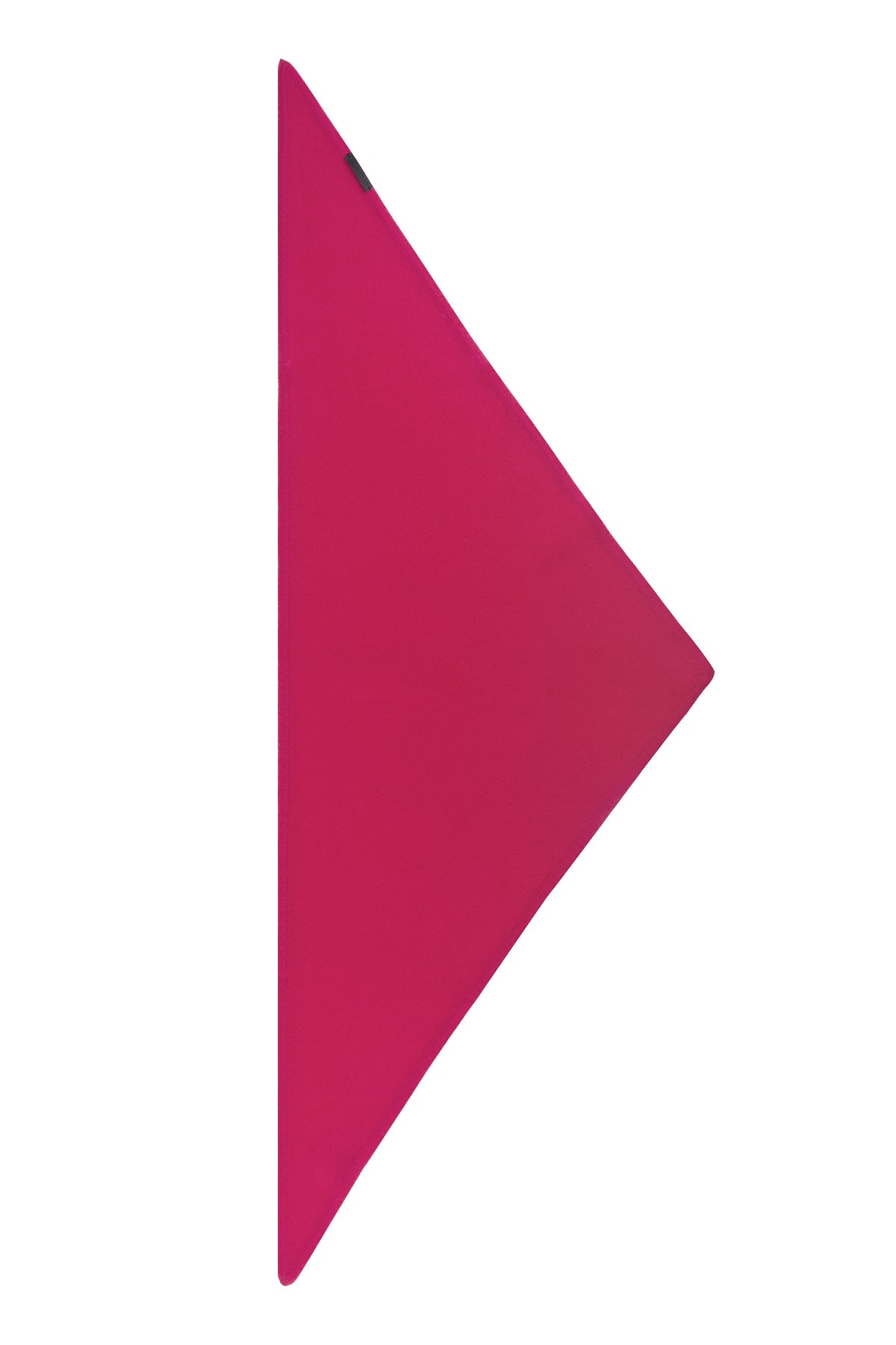 Fuşya Rose Saf Kaşmir Fular Bandana 115x45x45 cm