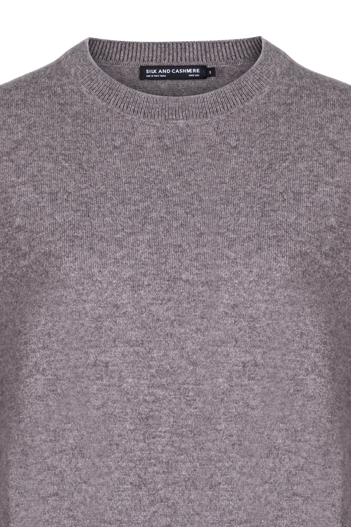 Vizon Agata Saf Kaşmir Yuvarlak Yaka Kazak