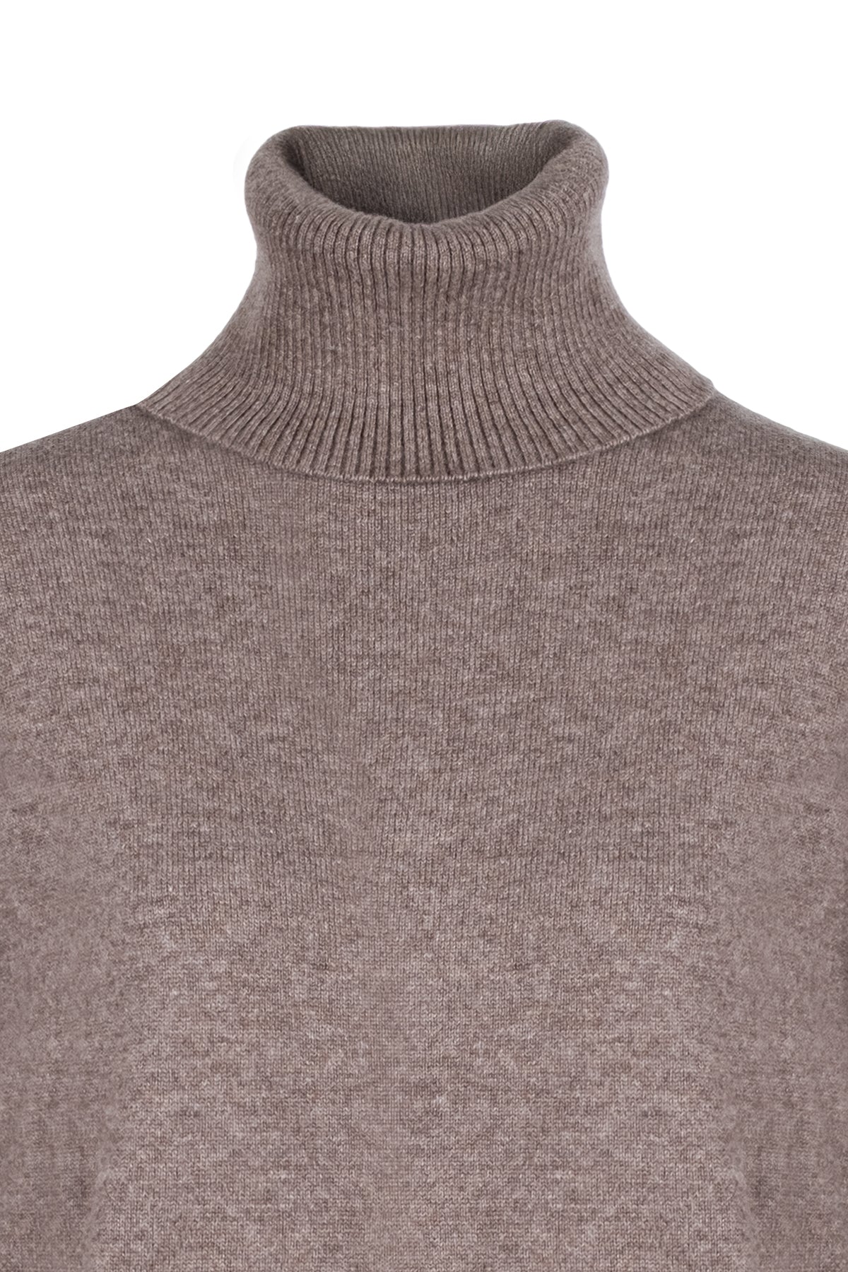 Vizon Lilly Saf Kaşmir Balıkçı Yaka Kazak