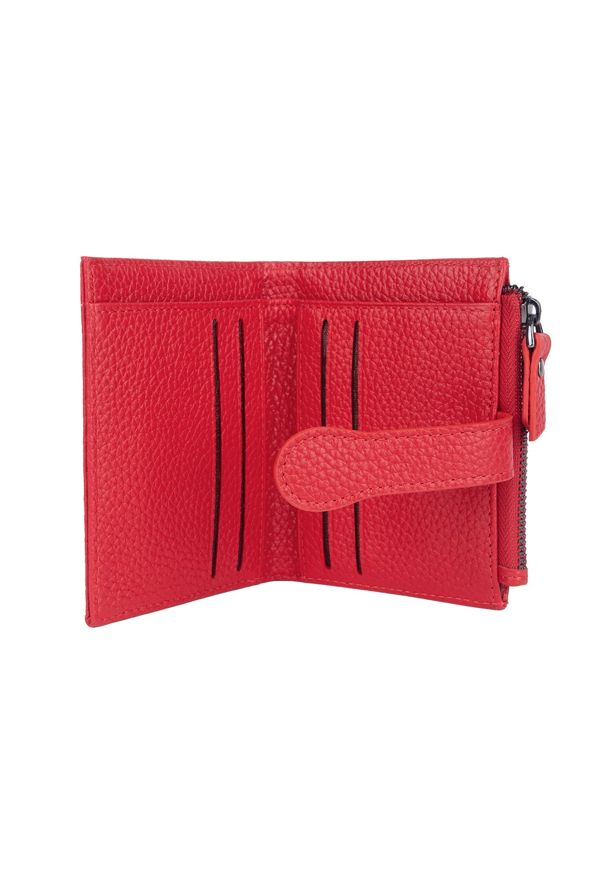 Kırmızı Deri Cüzdan