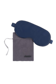 Lacivert Anabel Saf İpek Göz Bandı