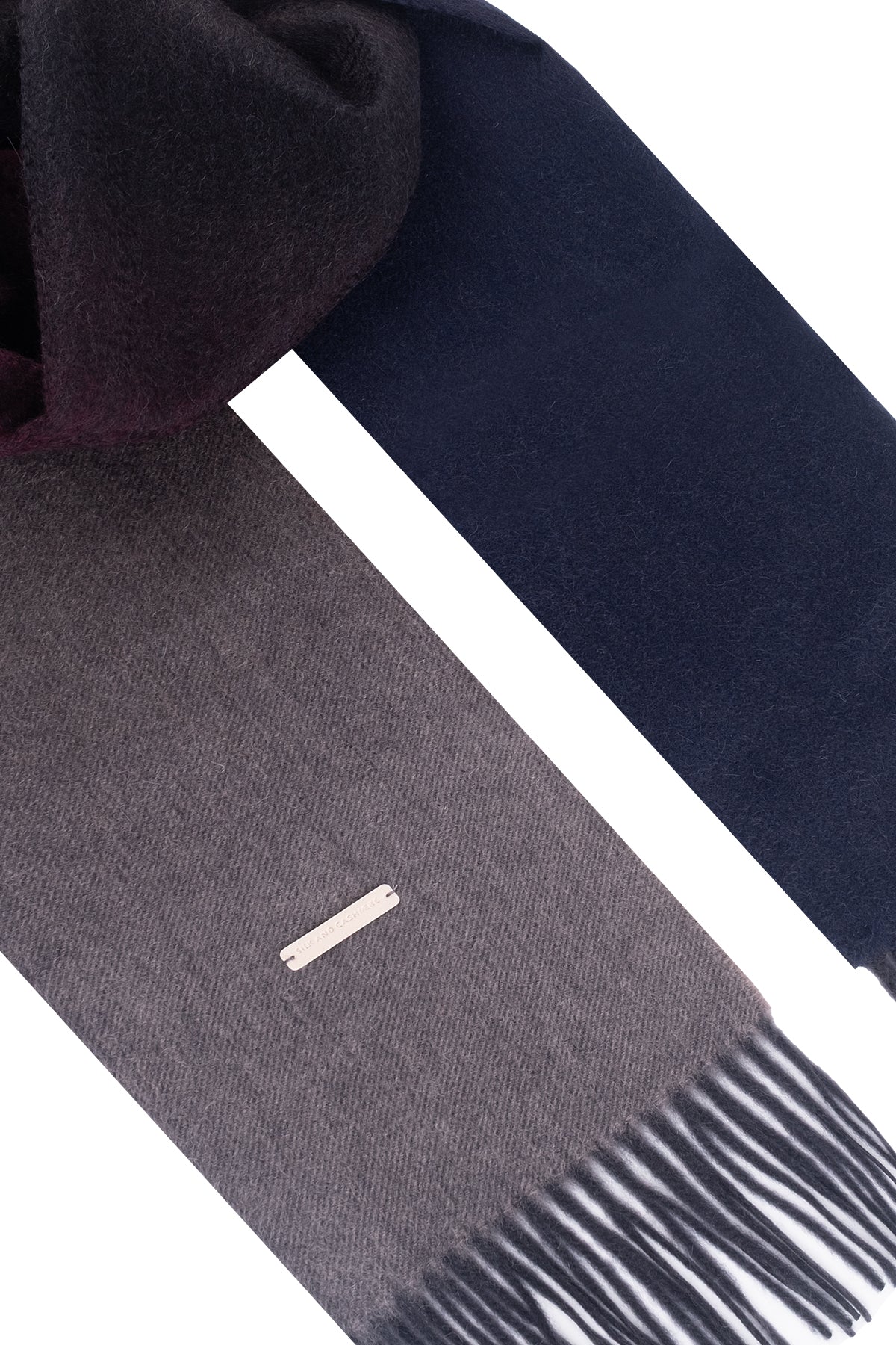 Renkli Patrick Saf Kaşmir Degrade Atkı 170x35 cm