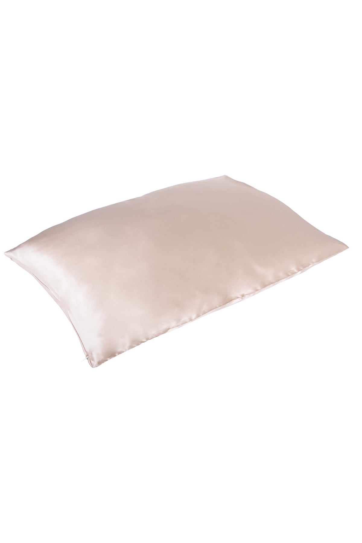 Bej Saf İpek 50x70 cm. Yastık Kılıfı