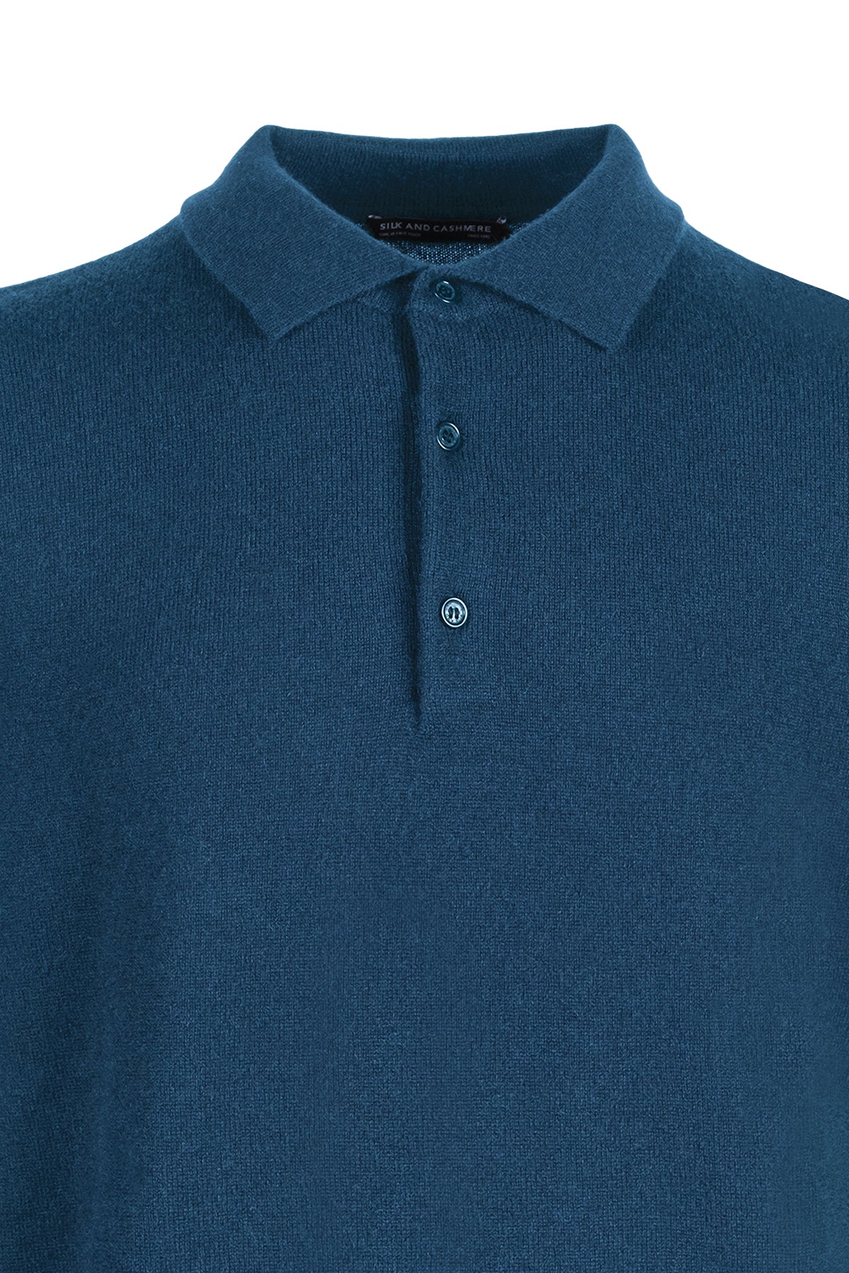 Tavuskuşu Saf Kaşmir Erkek Polo Kazak