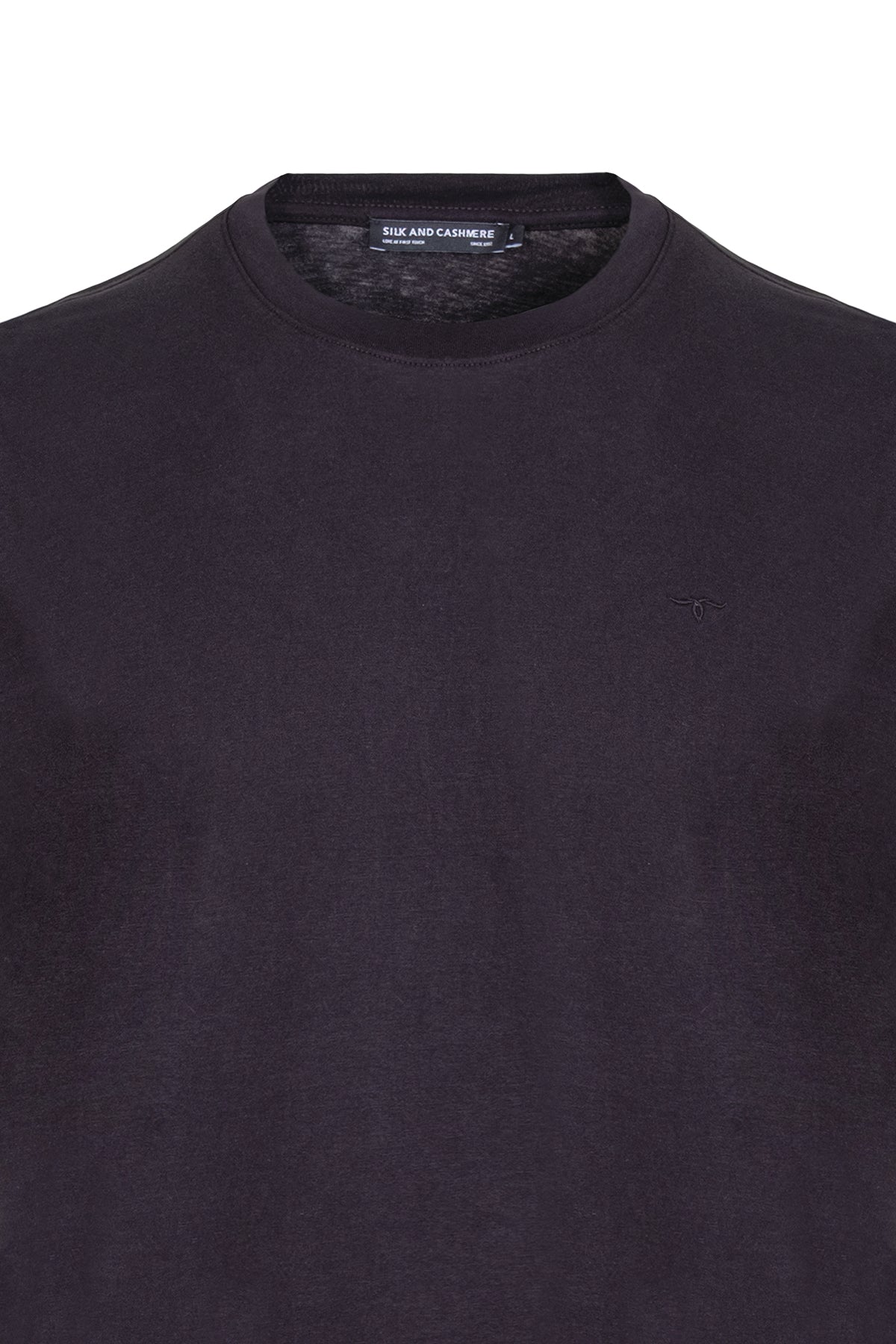 Siyah Lucas Yuvarlak Yaka T-Shirt