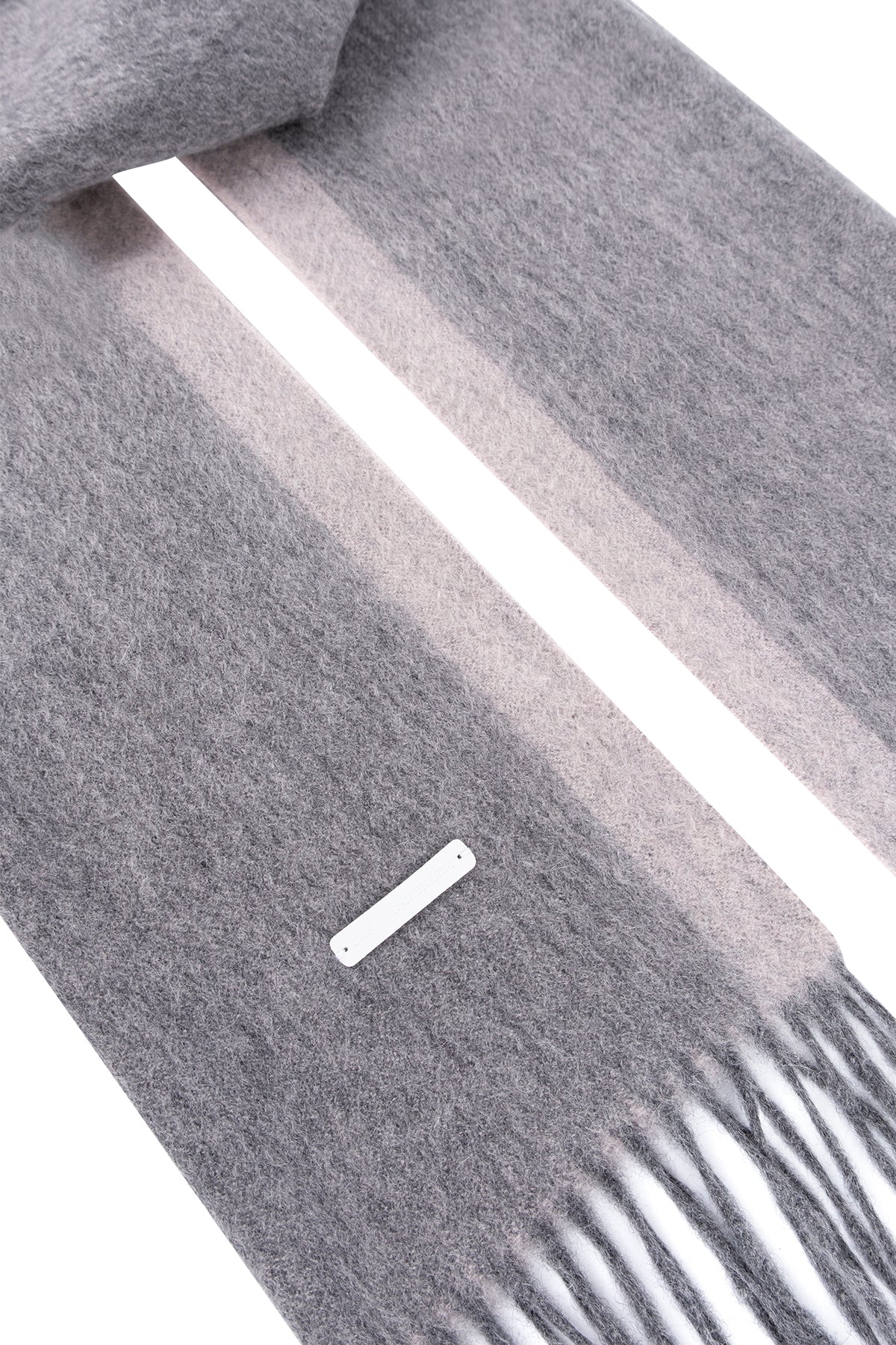 Açık Gri Patrick Saf Kaşmir Atkı 30x180 cm