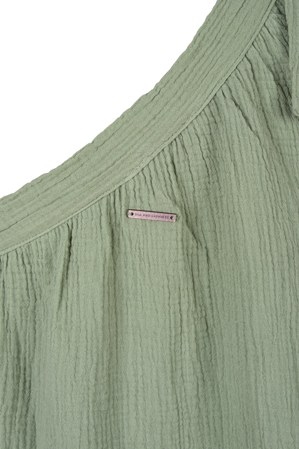 Yeşil Cassandra Tek Omuz Elbise