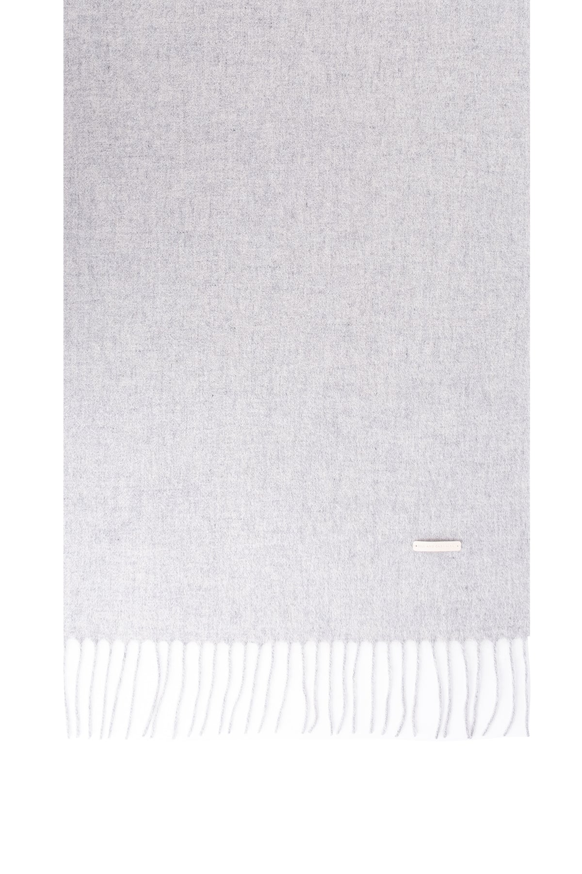 Açık Gri Copenhagen Saf Yün Atkı 40x200 cm