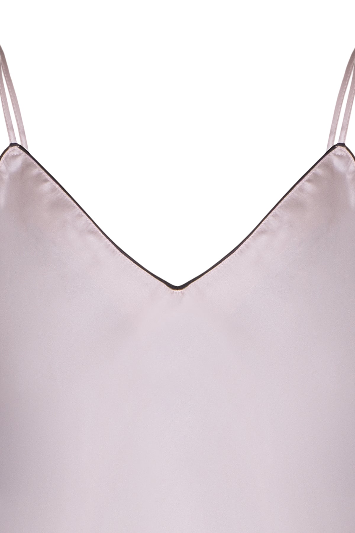 Açık Pembe Cindy Saf İpek Gecelik