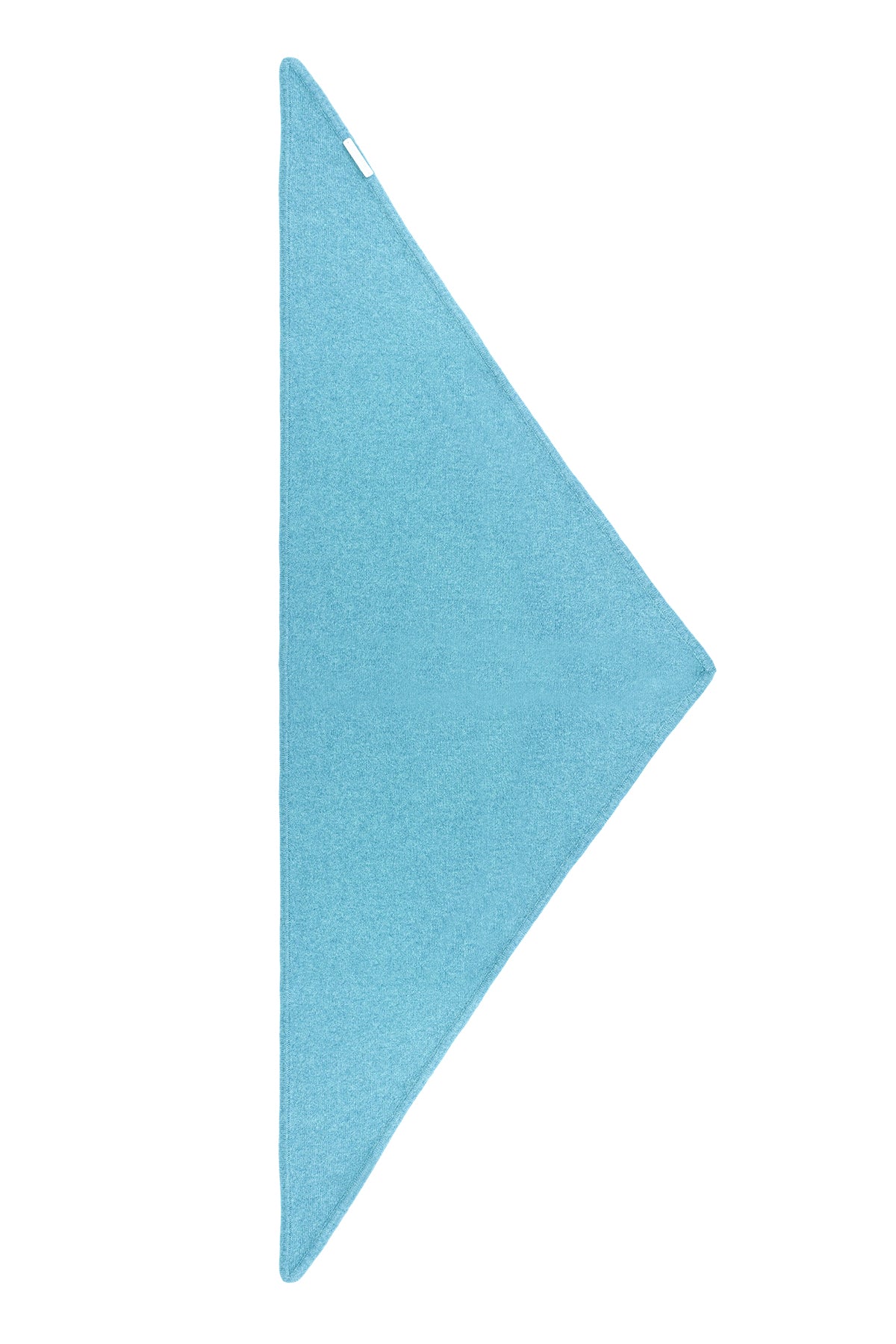 Açık Mavi Rose Saf Kaşmir Fular Bandana 115x45x45 cm