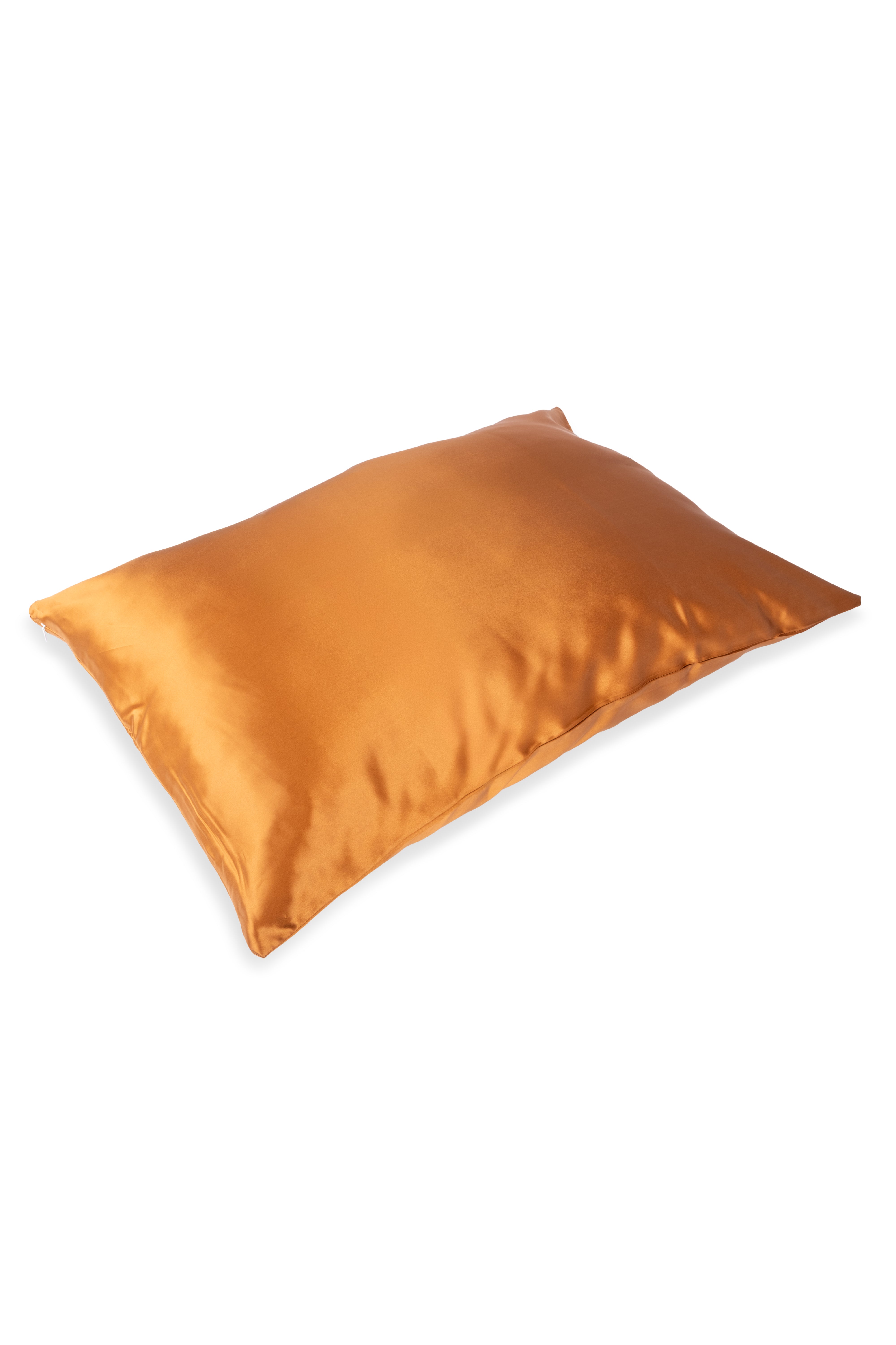 Bakır Saf İpek 50x70 cm. Yastık Kılıfı