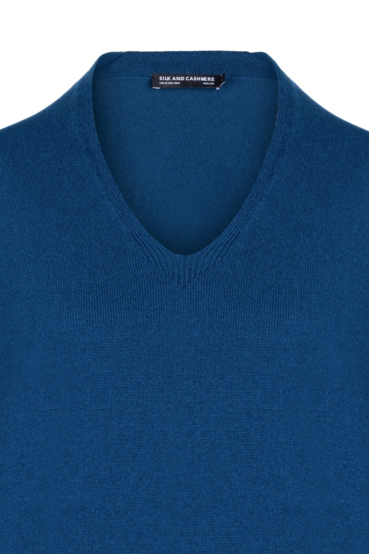 Tavuskuşu Lilly Saf Kaşmir Derin V Yaka Kazak