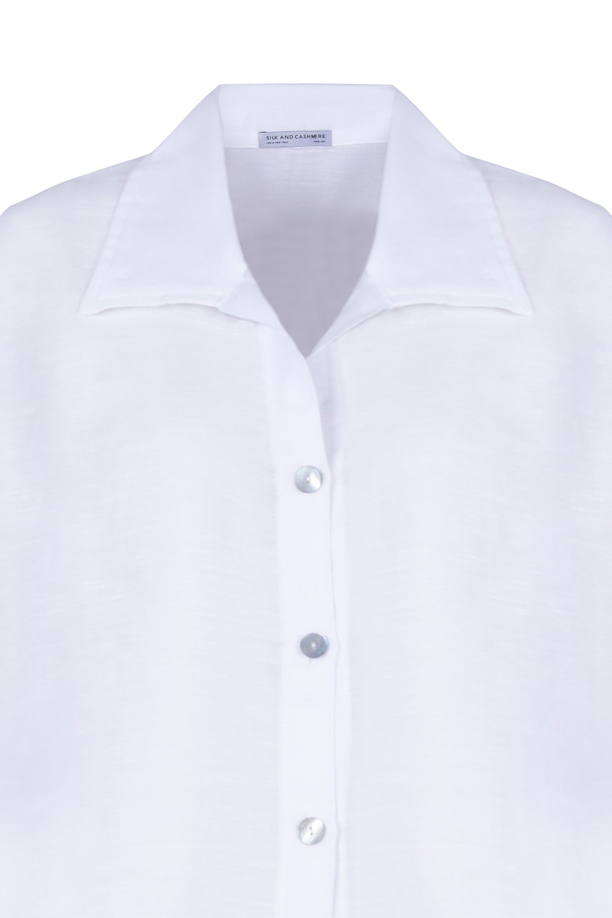 Beyaz Cassandra Tünik Elbise