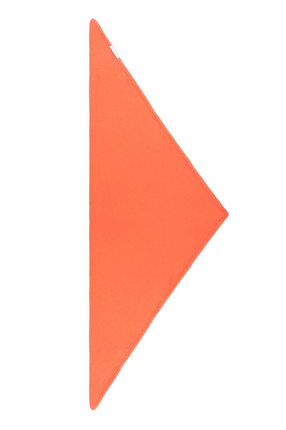 Turuncu Rose Saf Kaşmir Fular Bandana 115x45x45 cm