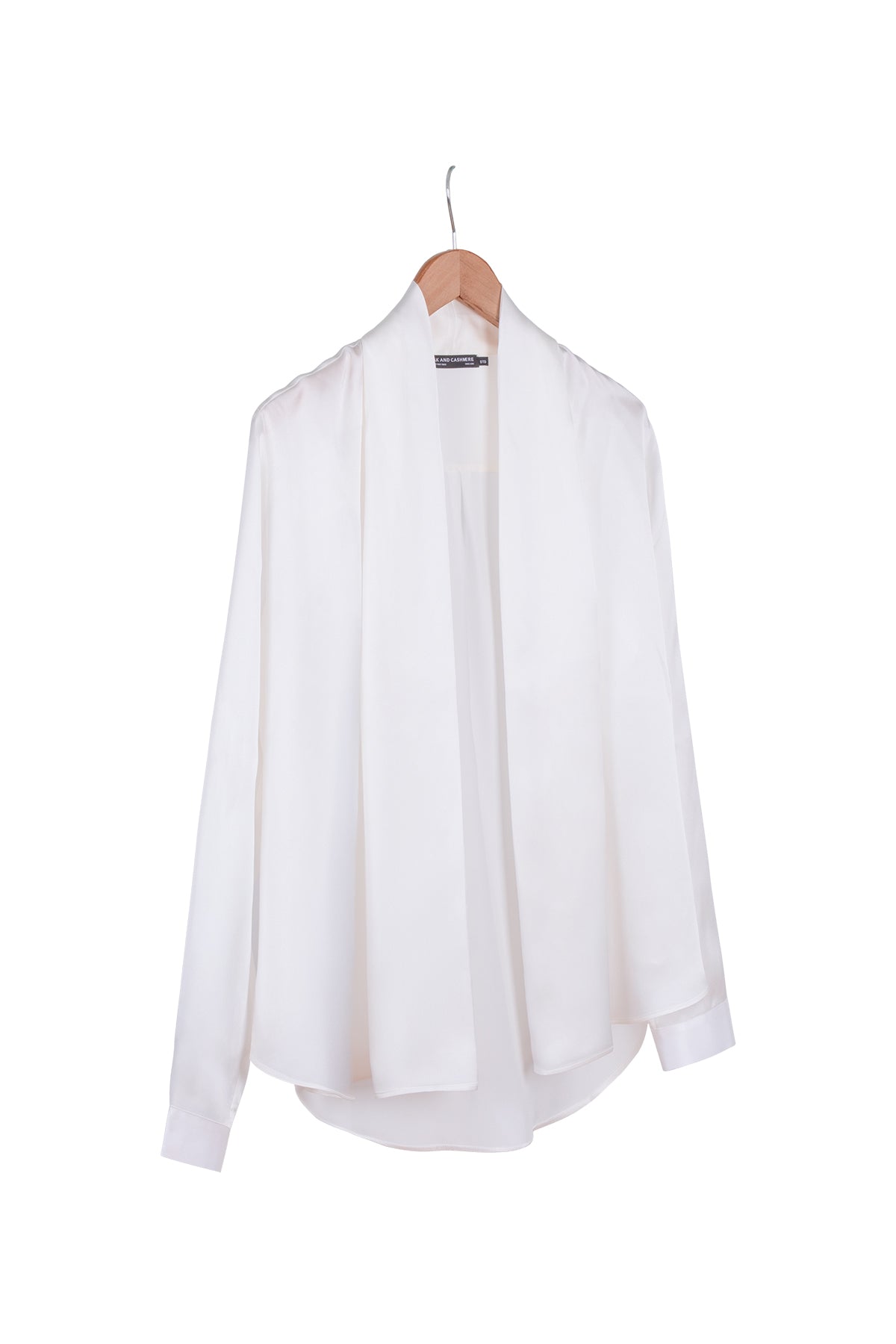 Beyaz Nature İpek Hırka