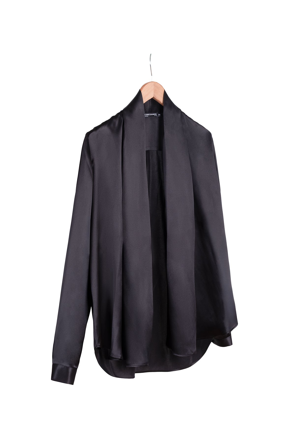 Siyah Nature İpek Hırka