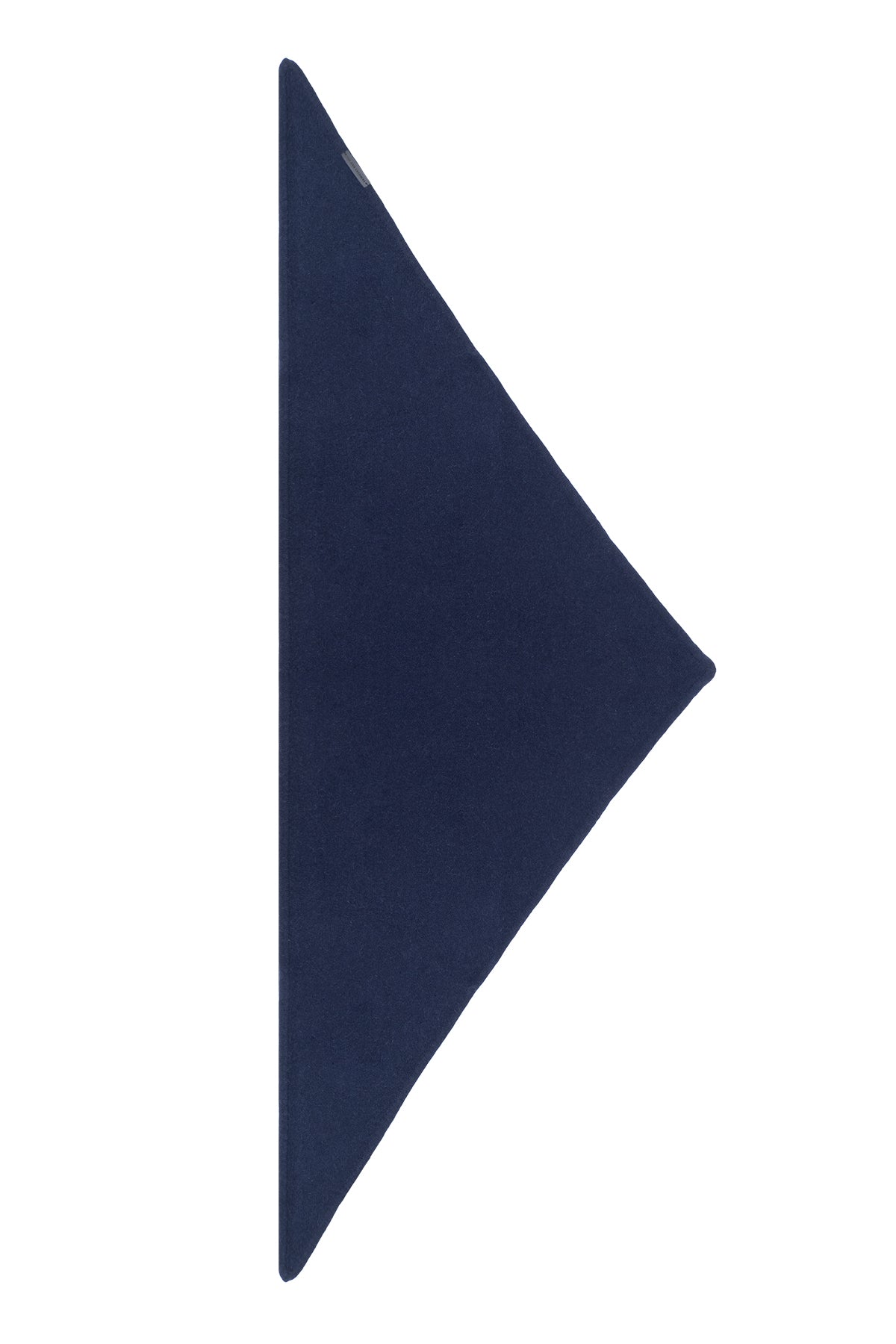 Lacivert Rose Saf Kaşmir Fular Bandana 115x70x70 cm