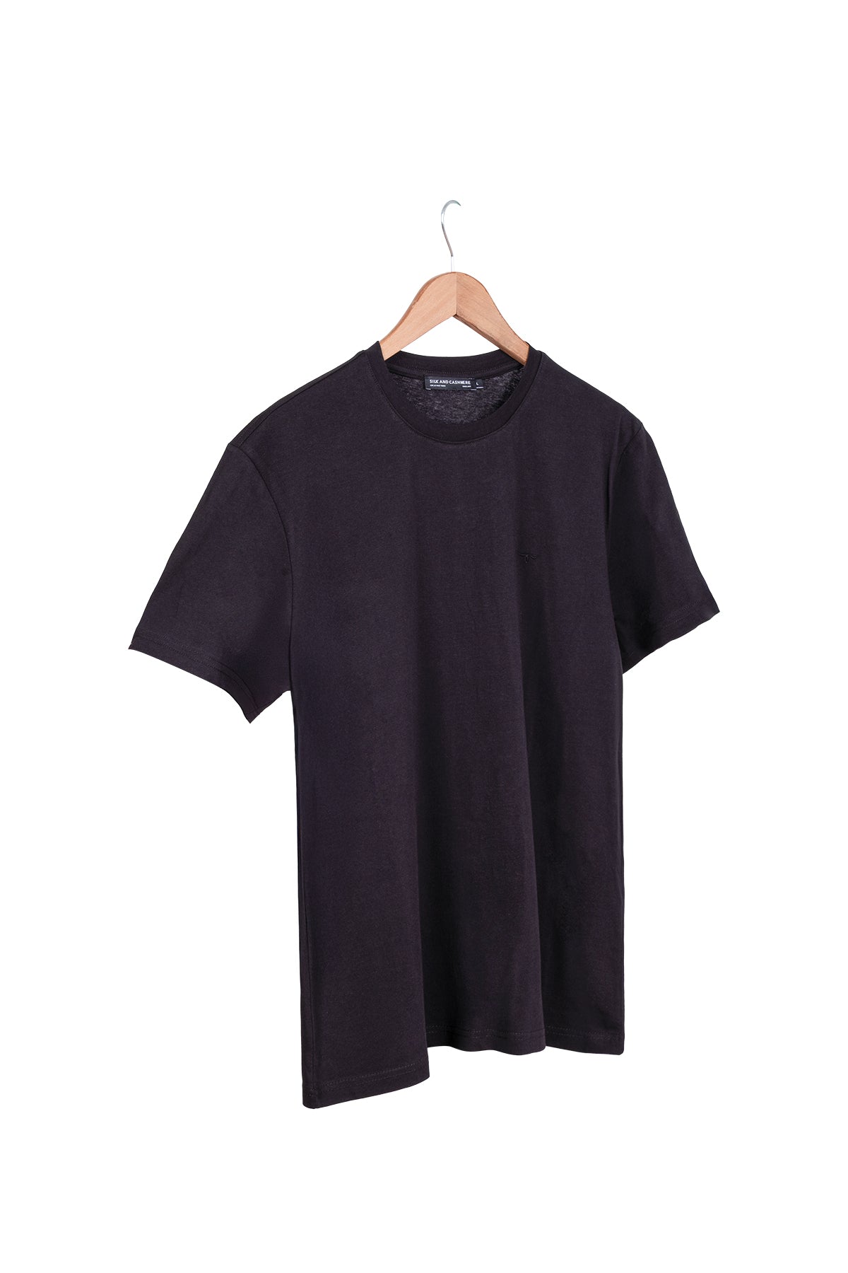 Siyah Lucas Yuvarlak Yaka T-Shirt