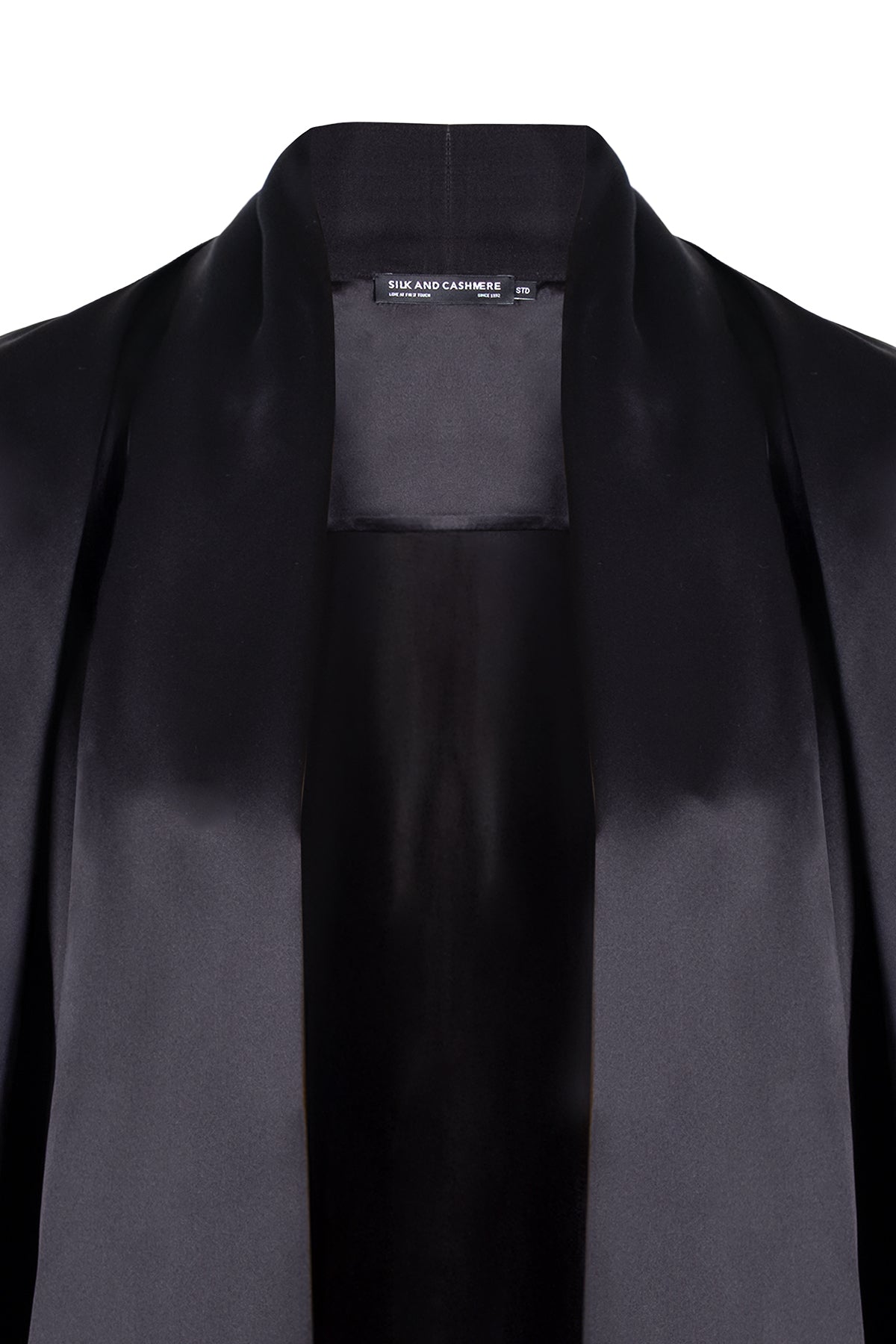 Siyah Nature İpek Hırka